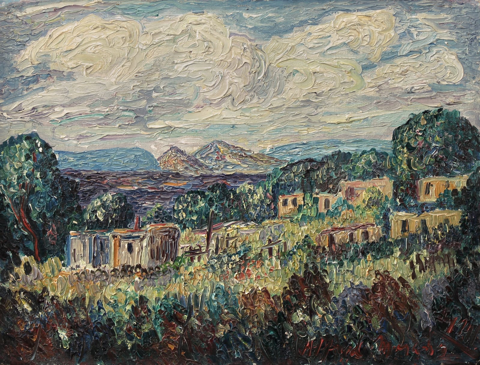 Alfred Morang, Untitled (Santa Fe Landscape), 1941