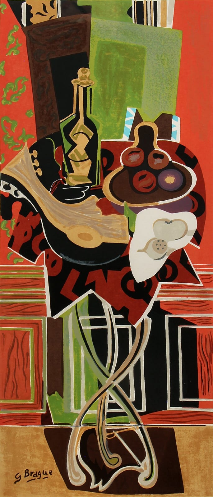 Georges Braque, Le Gueridon Rouge (The Red Table), 1952