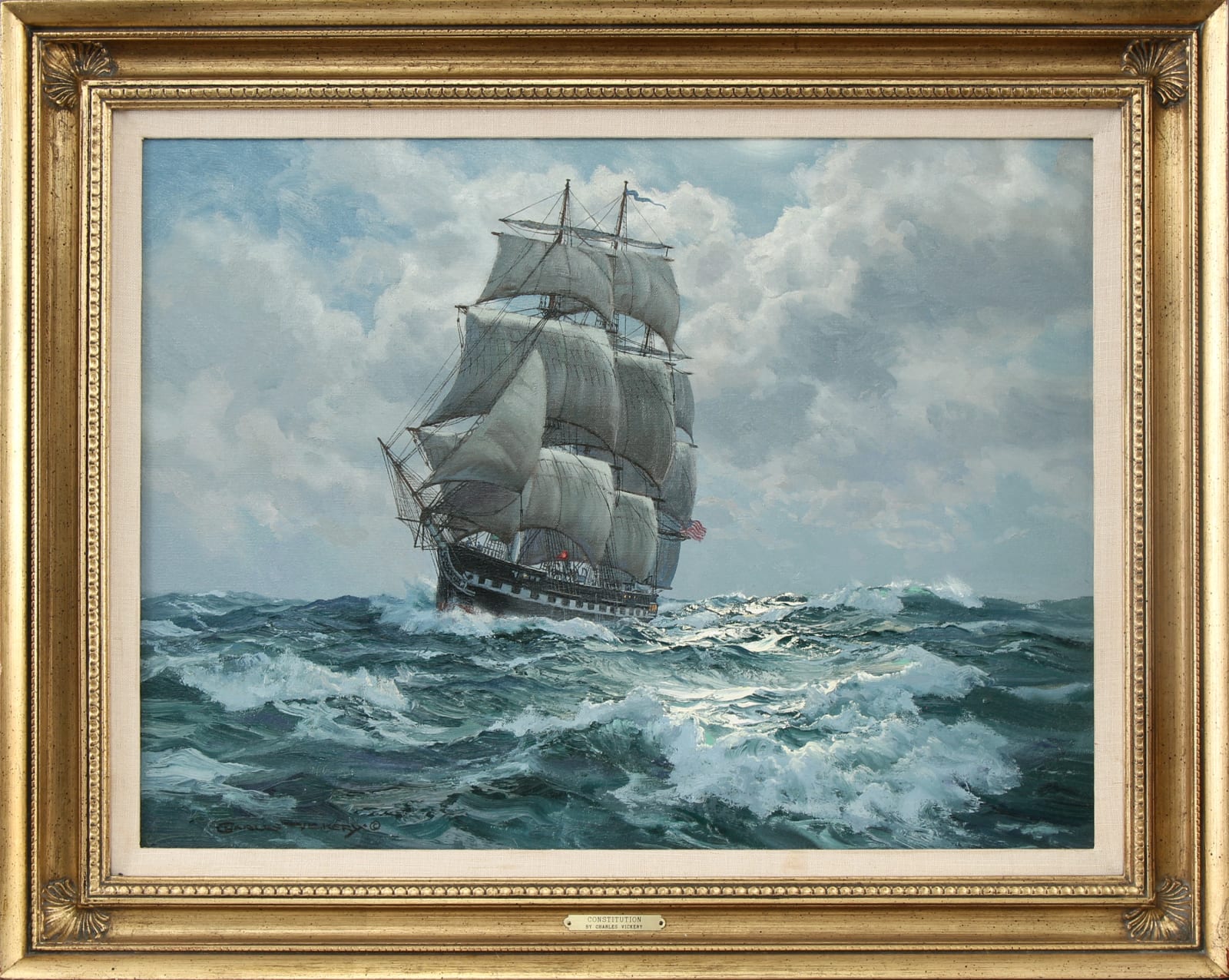 Charles Vickery, Night Voyage ,The Constitution, n.d.