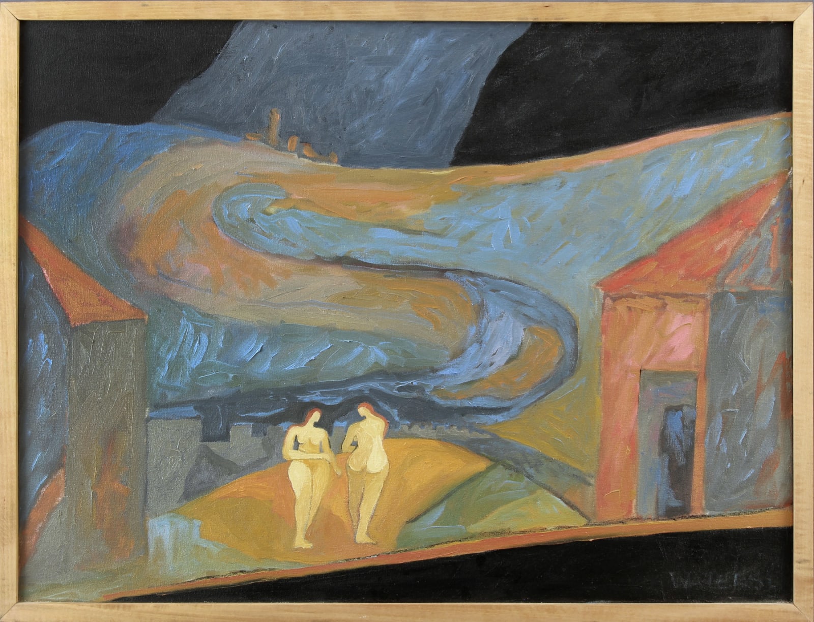 Robert Walters, Untitled (Two Women on a Path), 2005