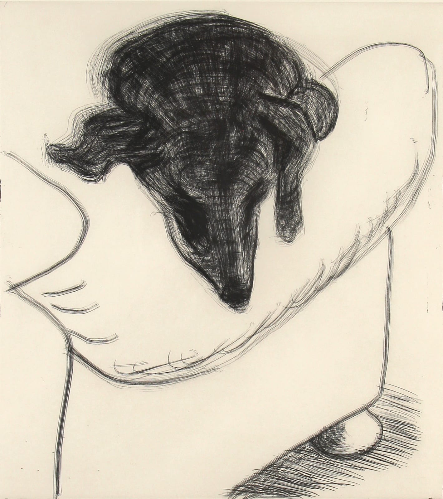 David Hockney, Dog No. 14, from the Dog Wall Series, 1998