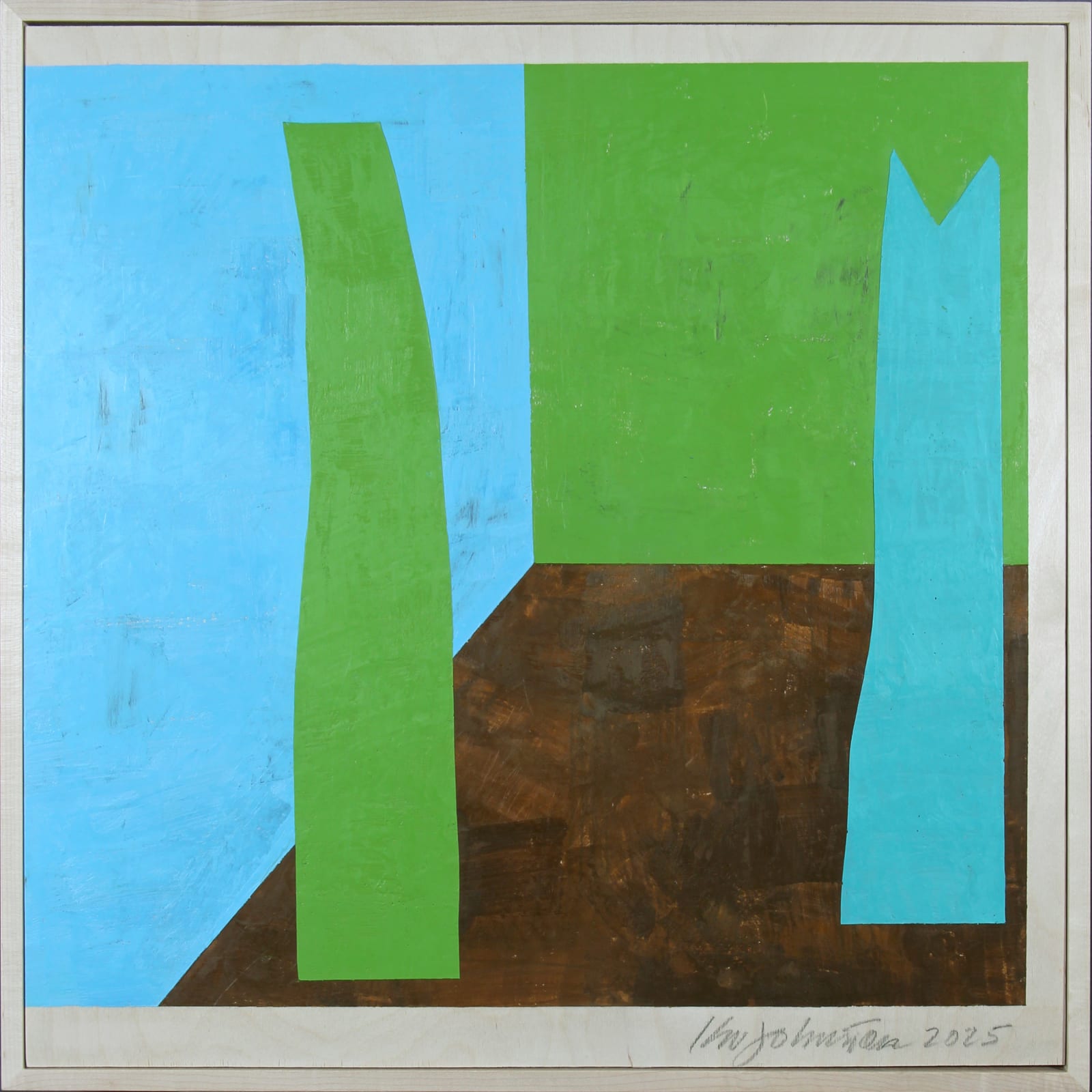 Keith Johnston, Two Figures in a Dressing Room, 2025