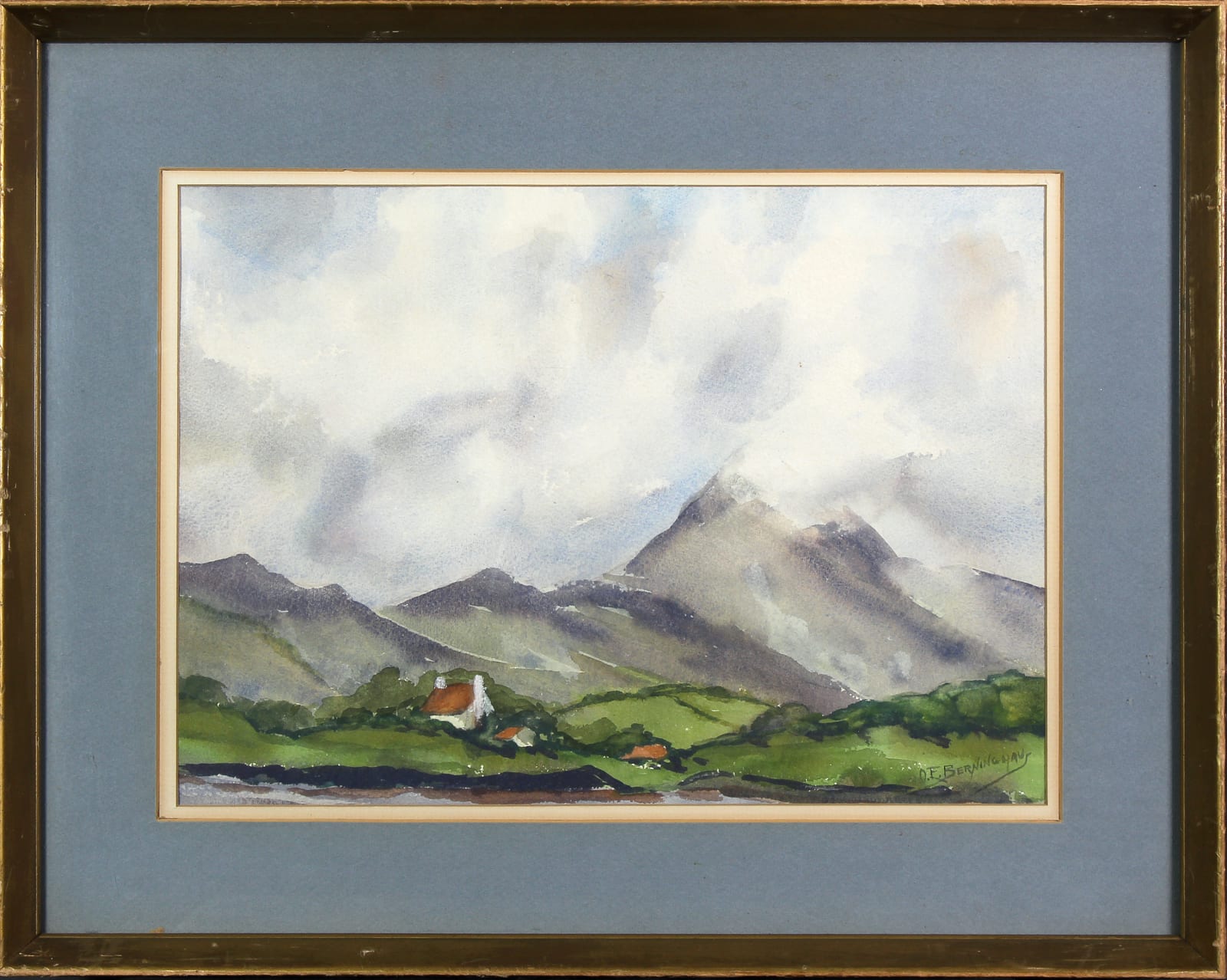 Oscar E. Berninghaus, Untitled (New Mexico Landscape), n.d.