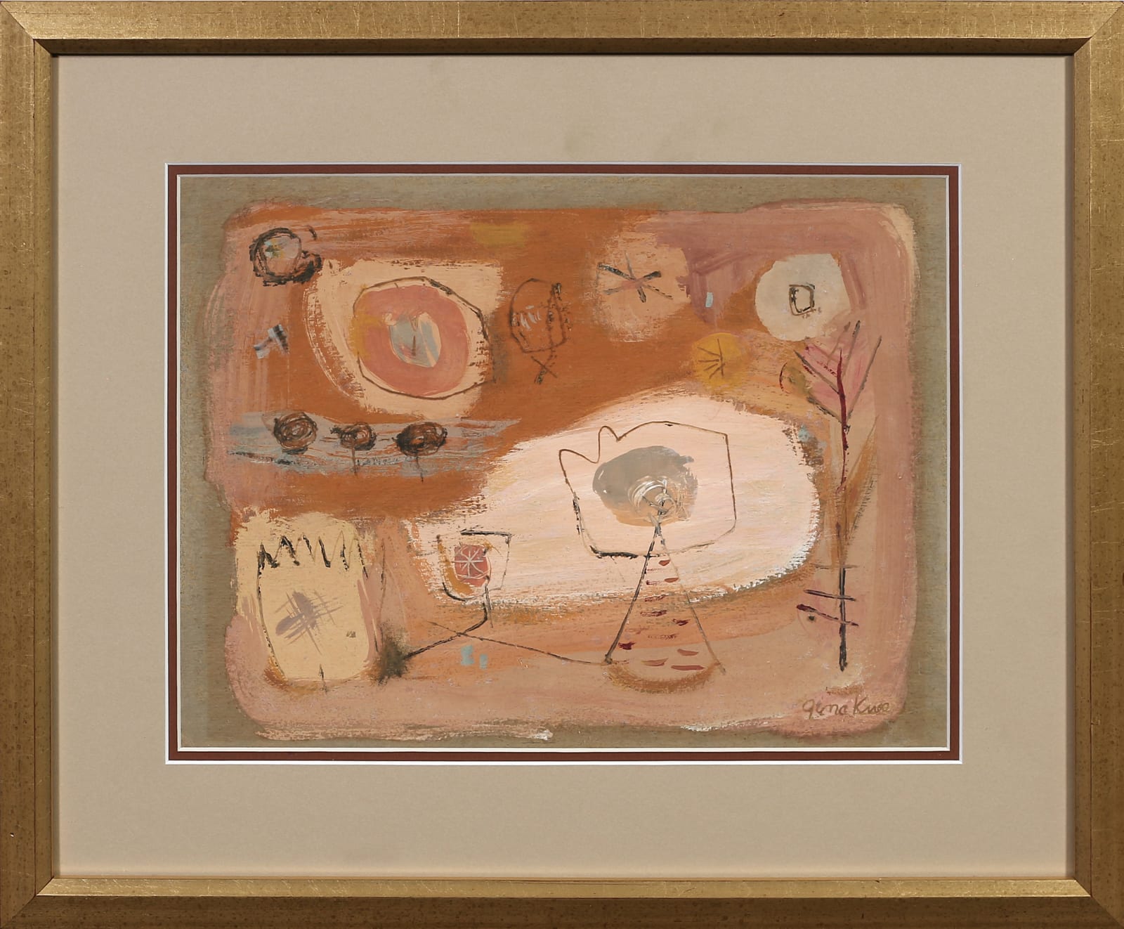 Gina Knee, Untitled (Abstract Forms), n.d.