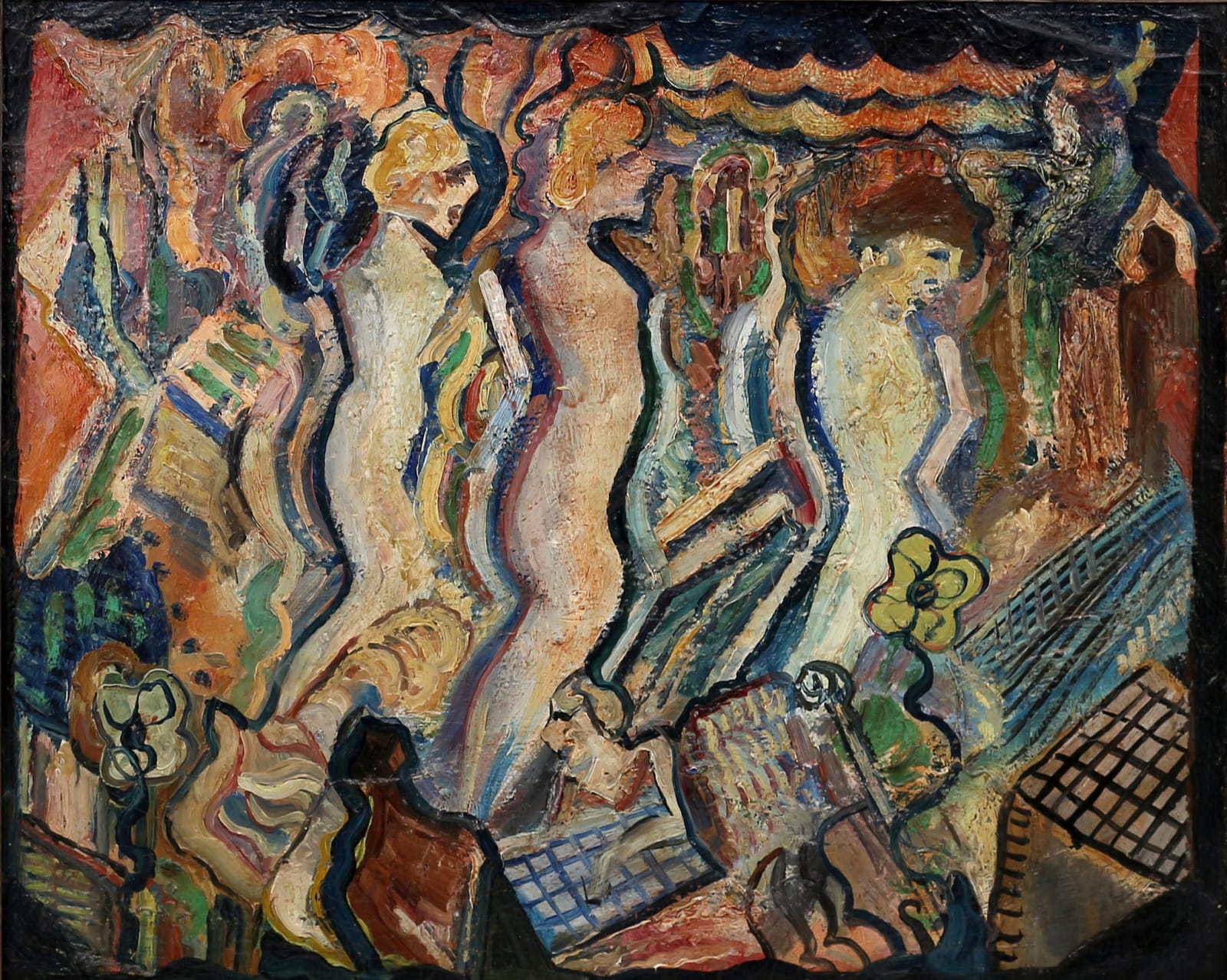Alfred Morang, Abstract (Three Nudes)
