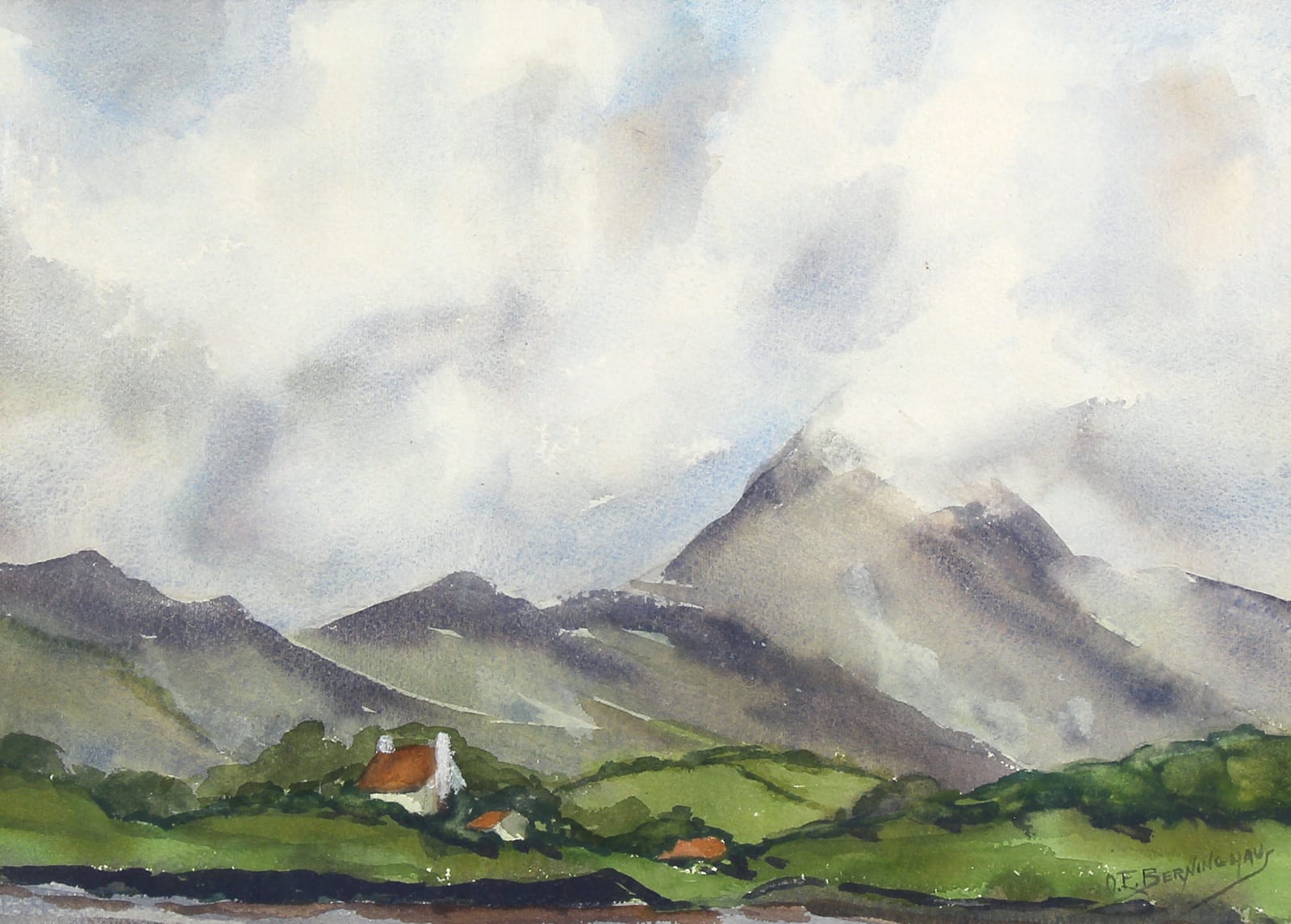 Oscar E. Berninghaus, Untitled (New Mexico Landscape), n.d.