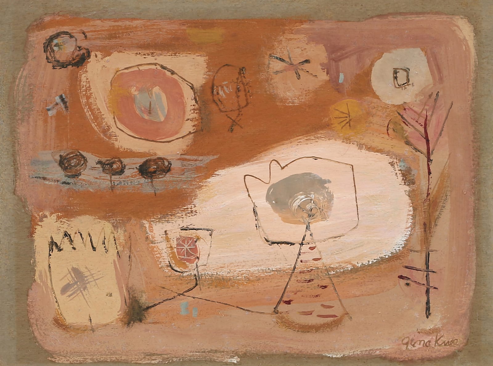 Gina Knee, Untitled (Abstract Forms), n.d.
