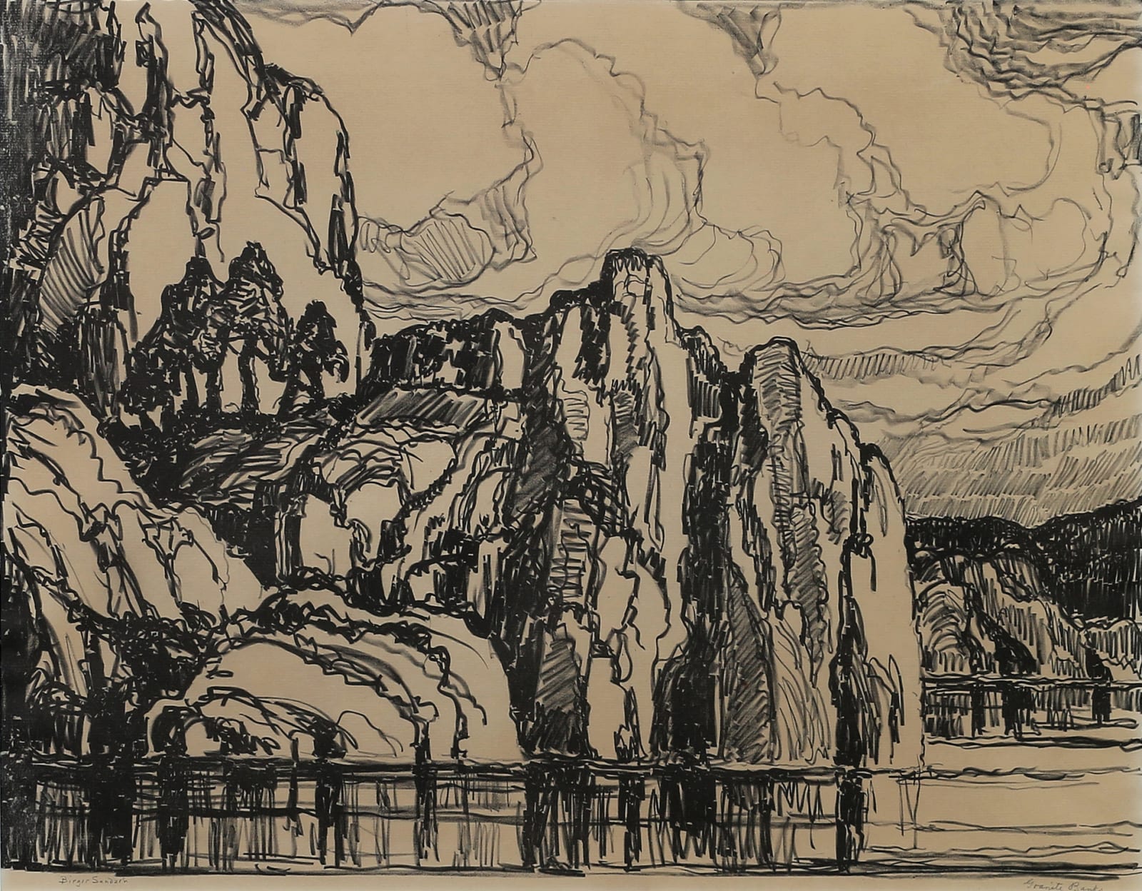 Birger Sandzén, Granite Banks, n.d.