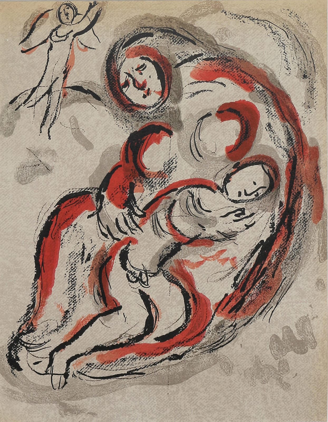 Marc Chagall, Agar dans le Desert, 1960