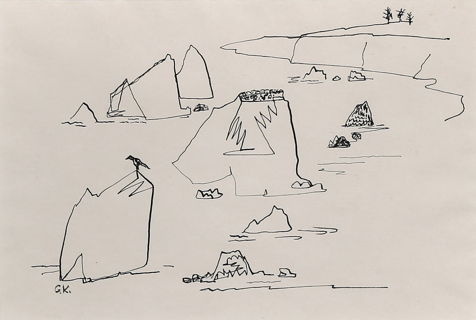 Gina Knee, Oregon Landscape, n.d.