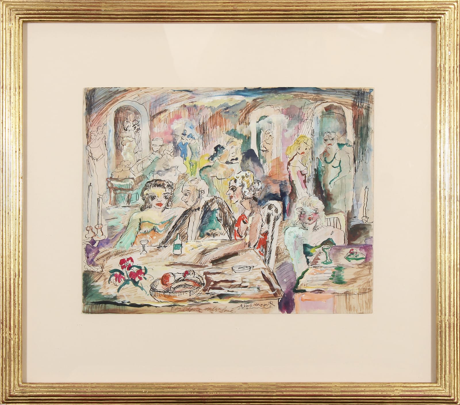 Alfred Morang, Untitled (Nightclub Party, n.d.