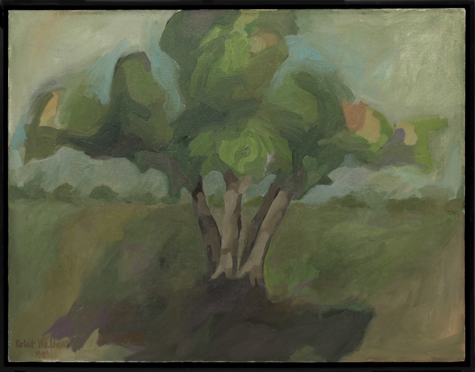 Robert Walters, Untitled (Cottonwood Landscape), 1983