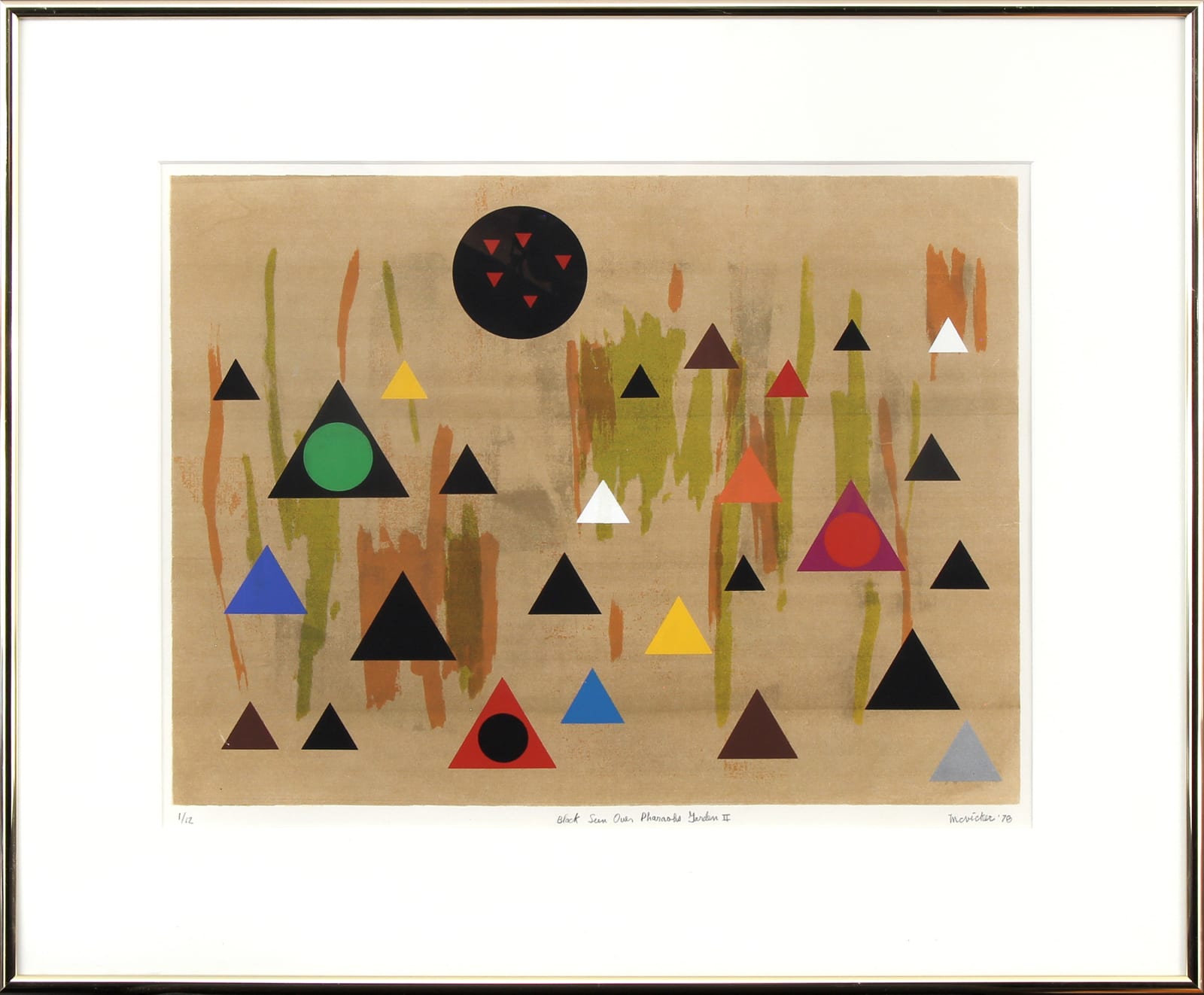 J. Jay McVicker, Black Sun over Pharoahs Garden II, 1978