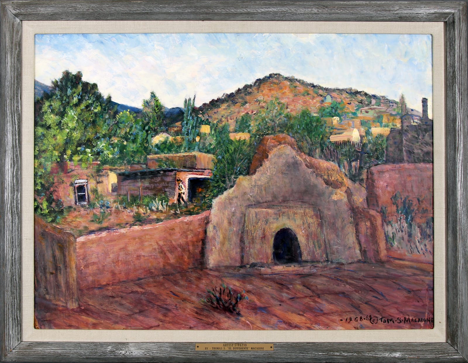 Tommy Macaione, Artist's Patio, 1968-69