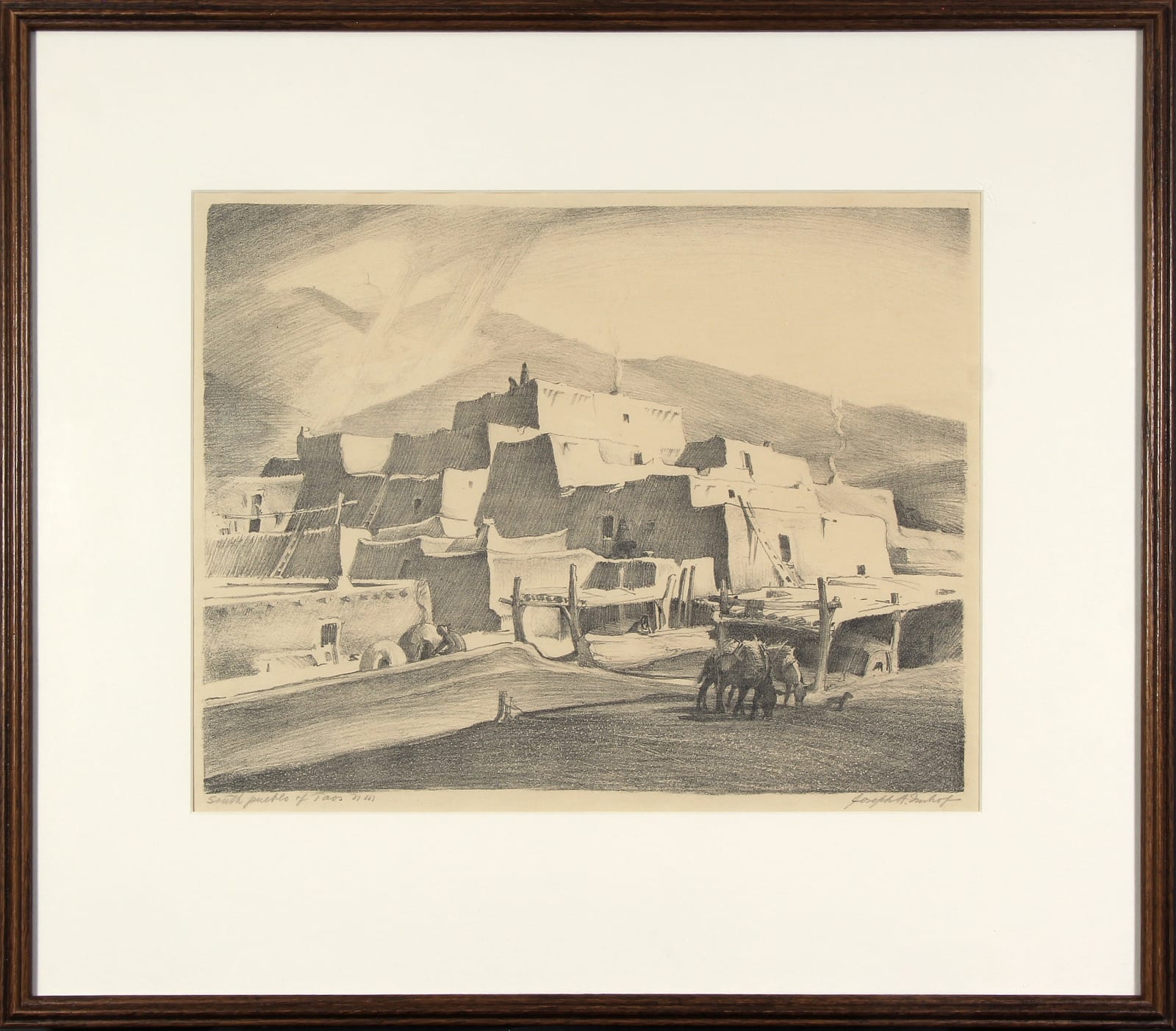 Joseph A. Imhof, South Pueblo of Taos NM, n.d.