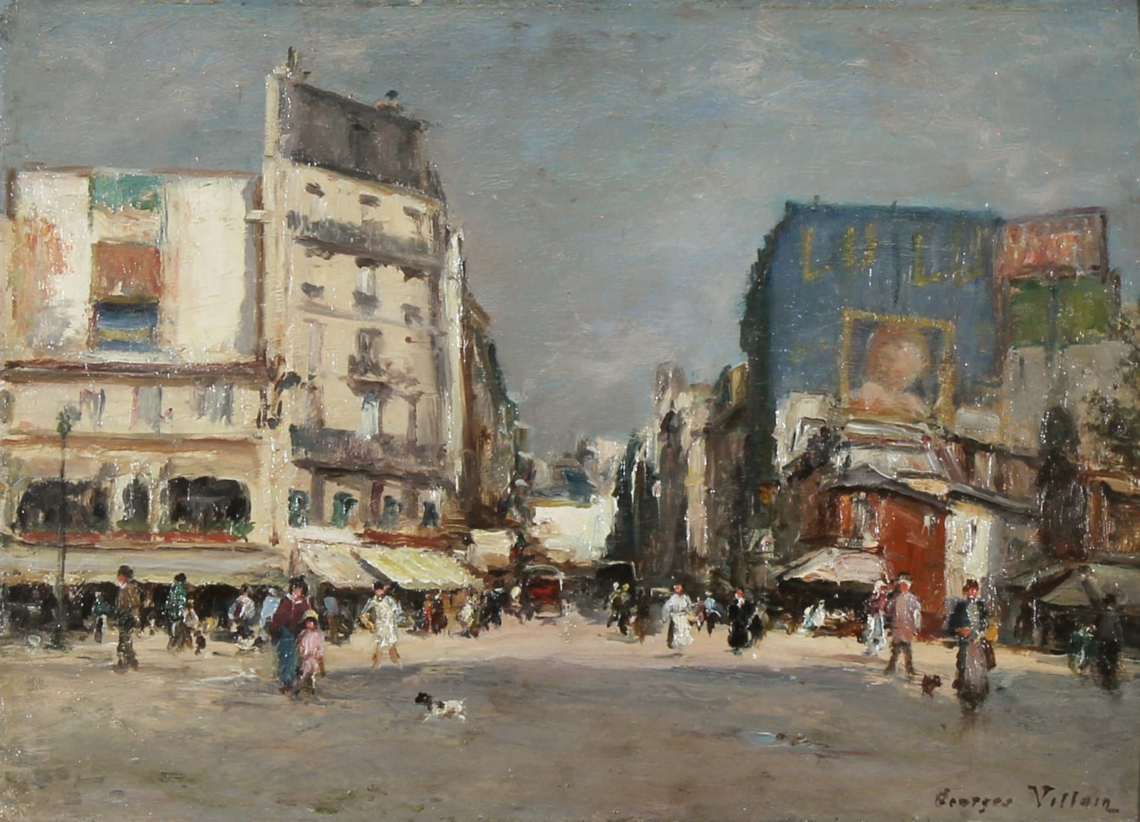 Georges René Villain, Untitled (Street Scene), n.d.