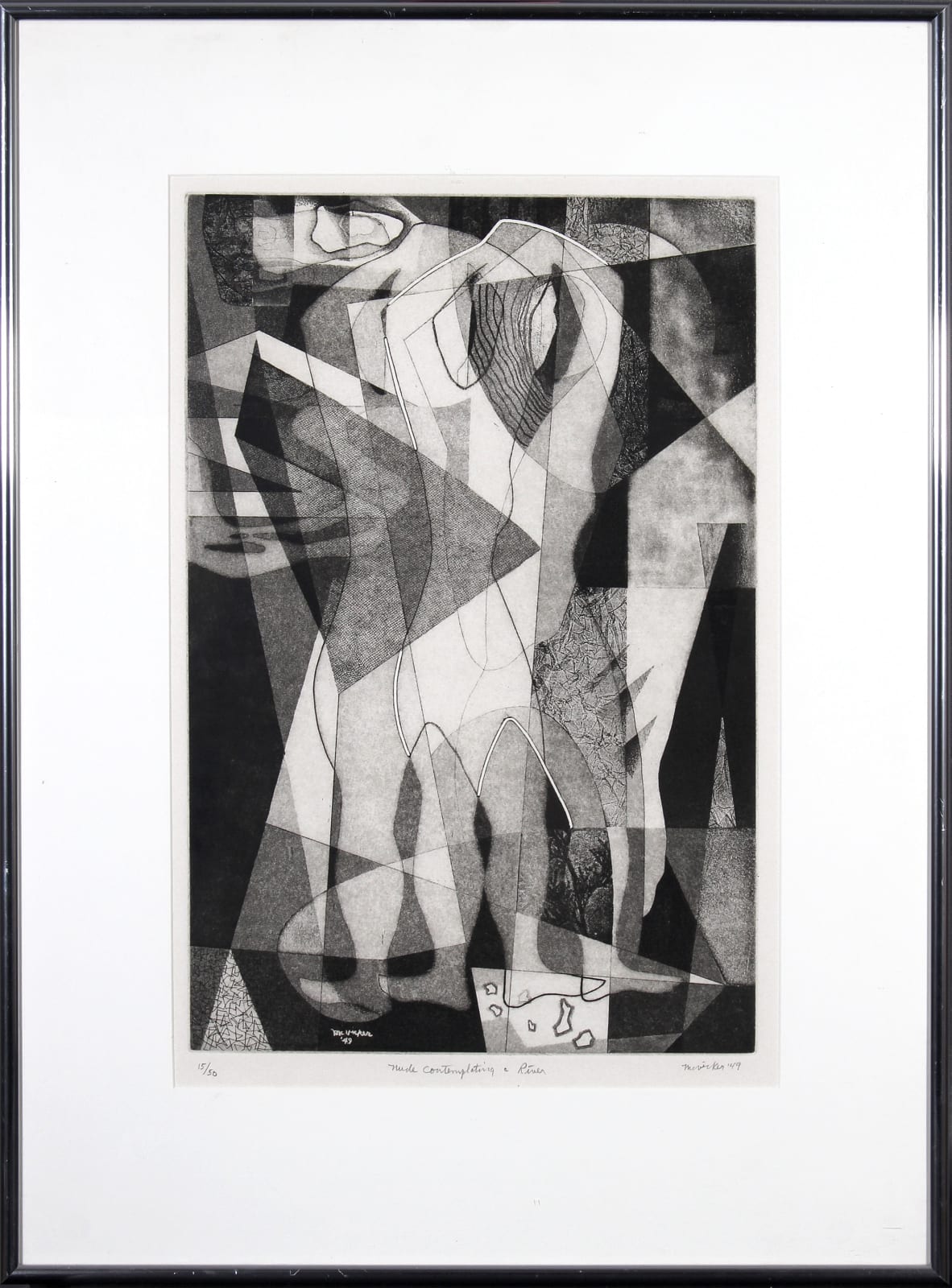 J. Jay McVicker, Nude Contemplating a River, 1949