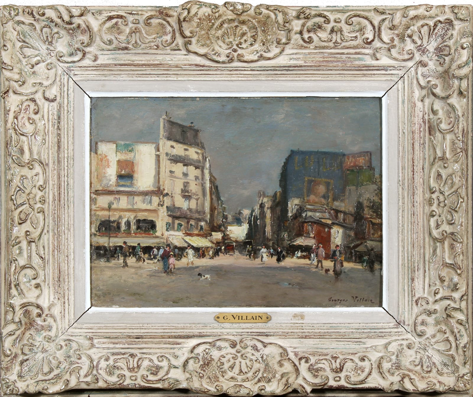 Georges René Villain, Untitled (Street Scene), n.d.