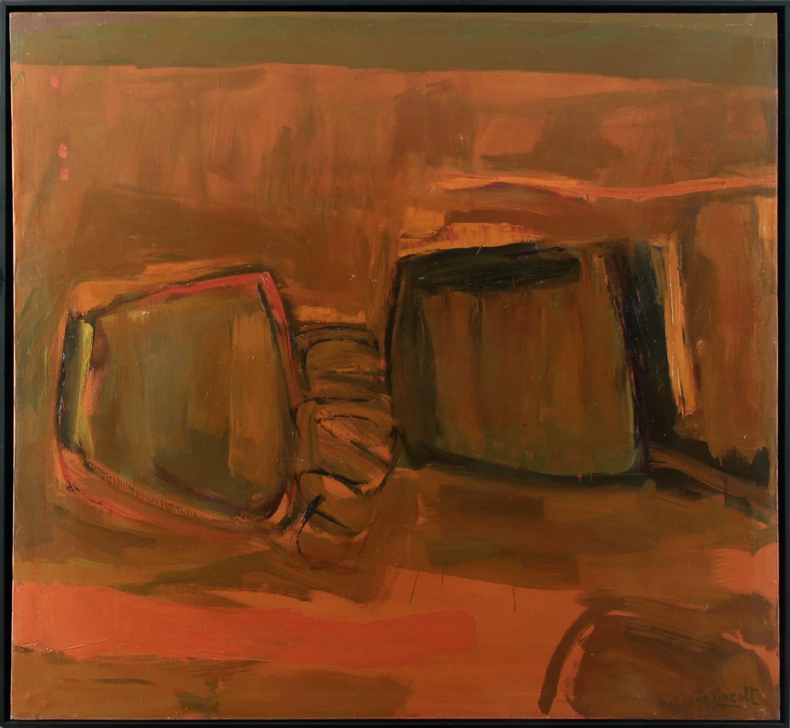 Janet Lippincott, Untitled (Orange Abstract), n.d.