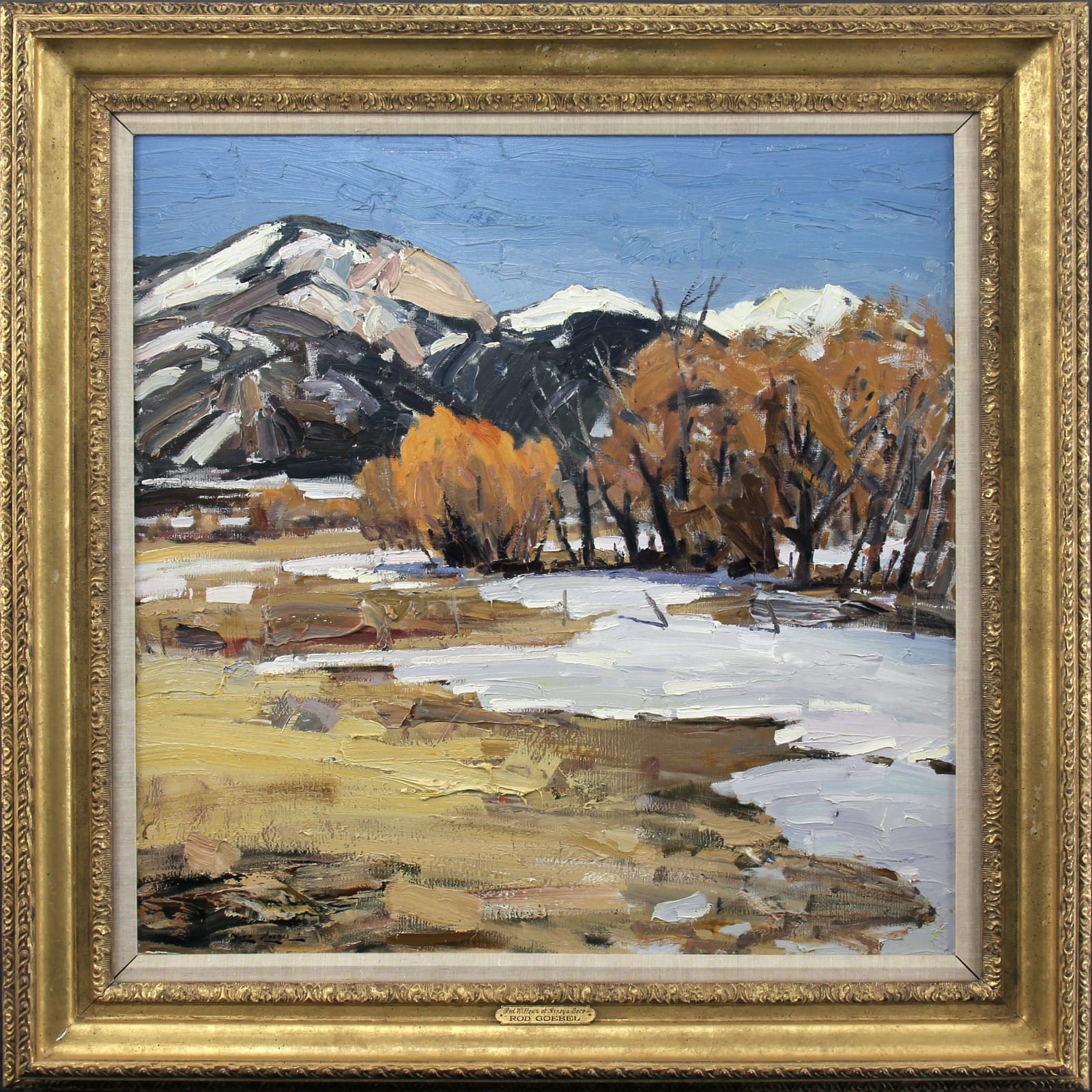 Rod Goebel, Untitled (New Mexico Winter Landscape), n.d.