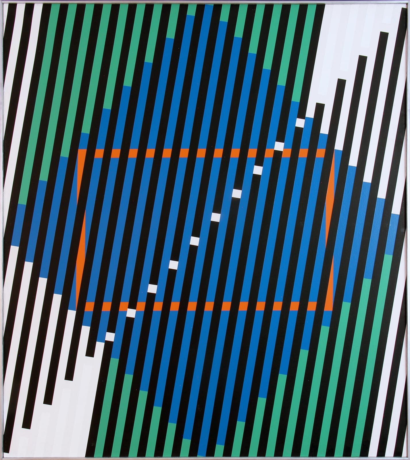 J. Jay McVicker, Untitled (Orange Rectangle), 1971