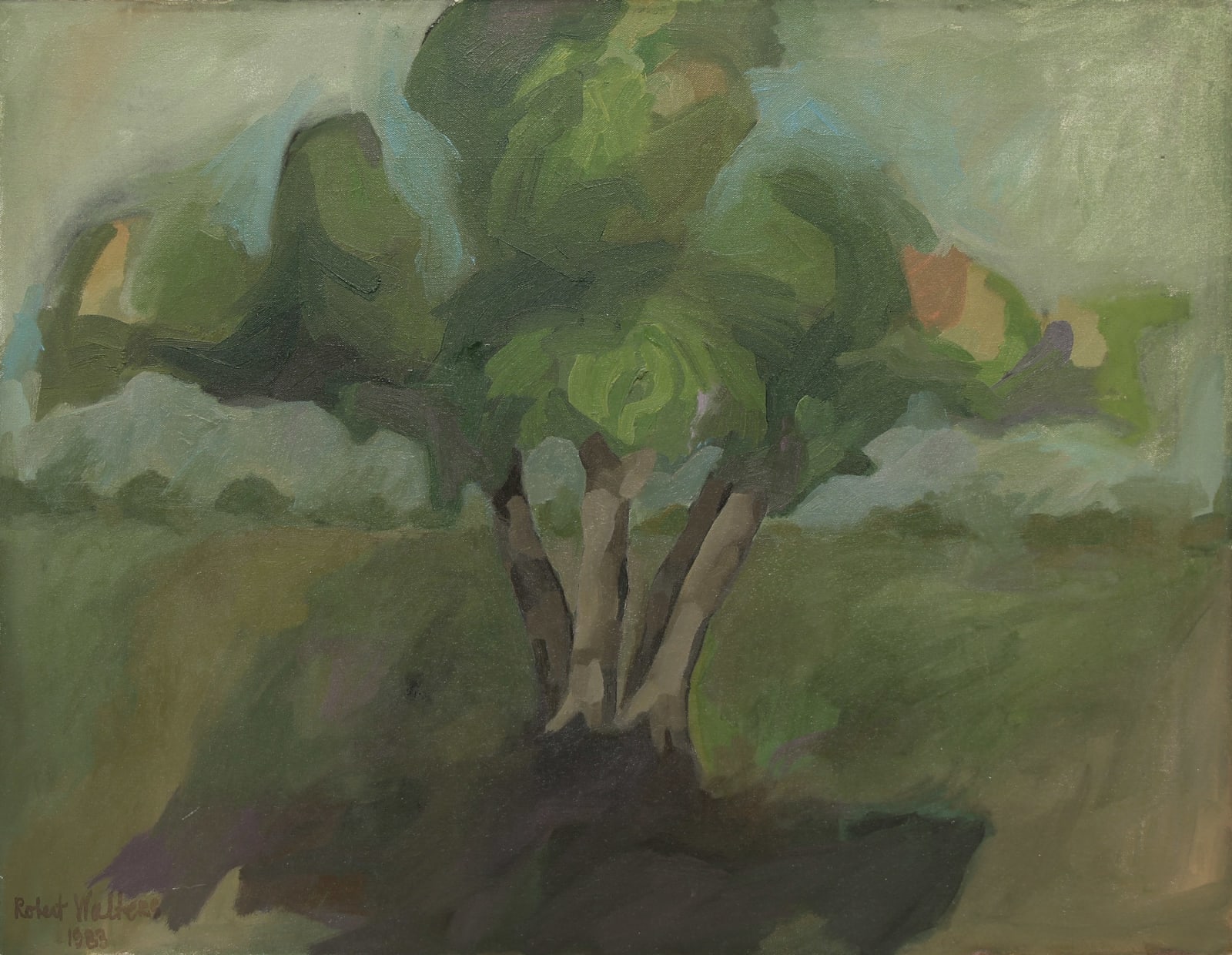 Robert Walters, Untitled (Cottonwood Landscape), 1983