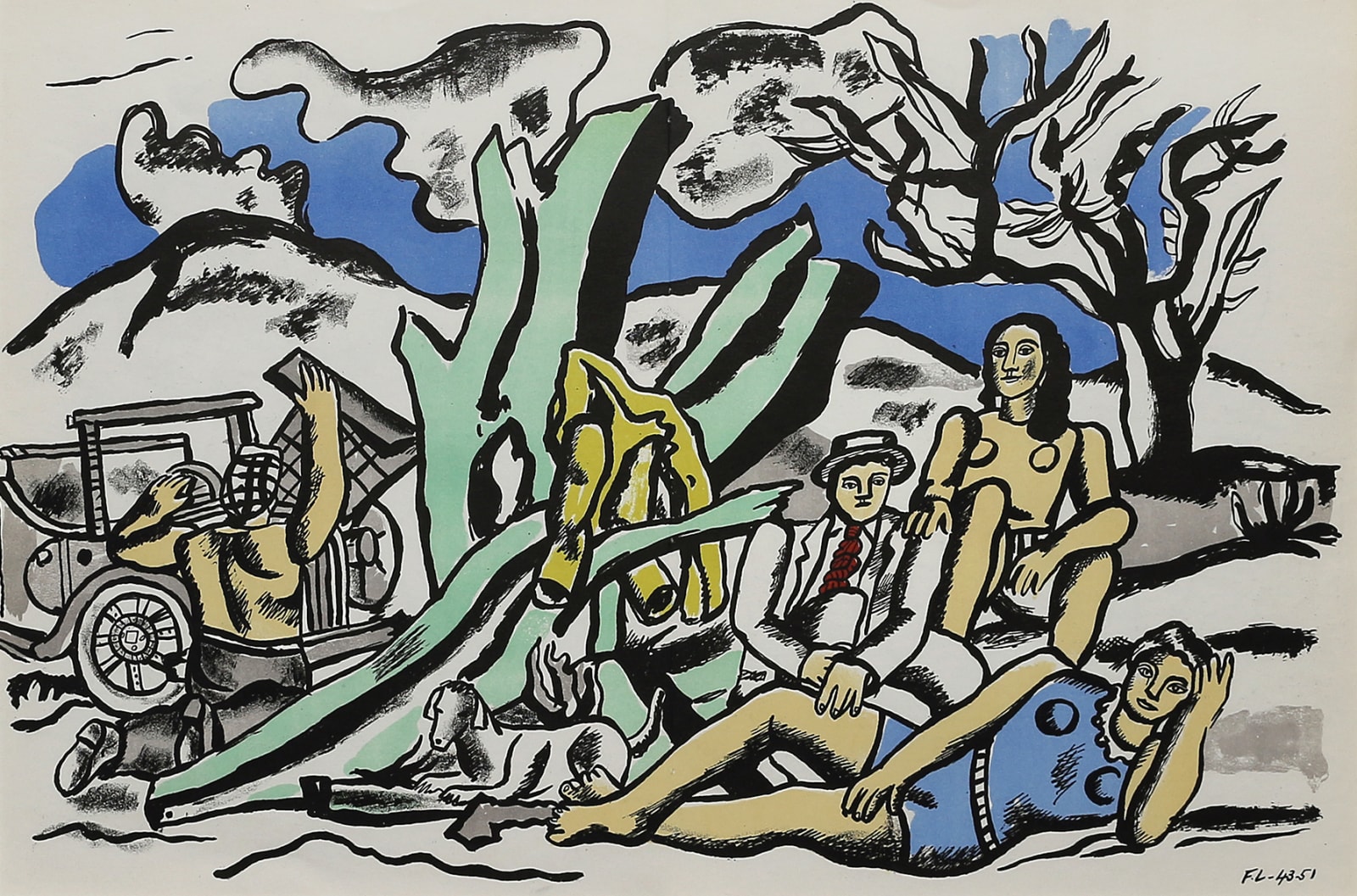 Fernand Léger, La Partie de Campagne, | Matthews Gallery