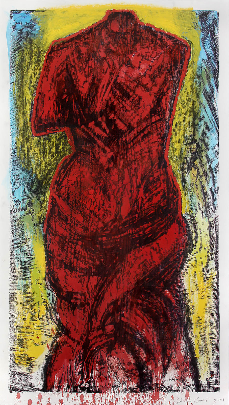 Jim Dine, Singing and Printing, 2001