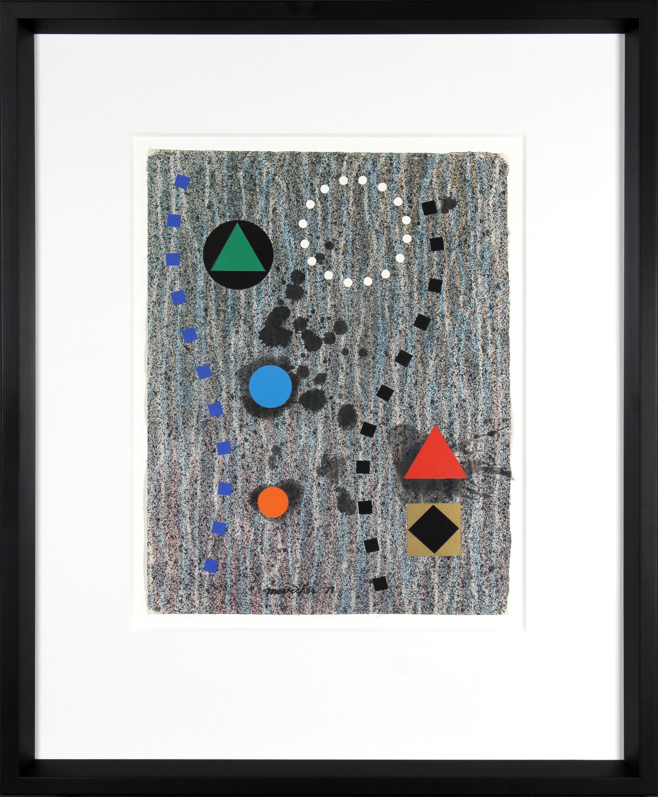 J. Jay McVicker, Untitled (Blue, Red, Yellow Composition), 1995