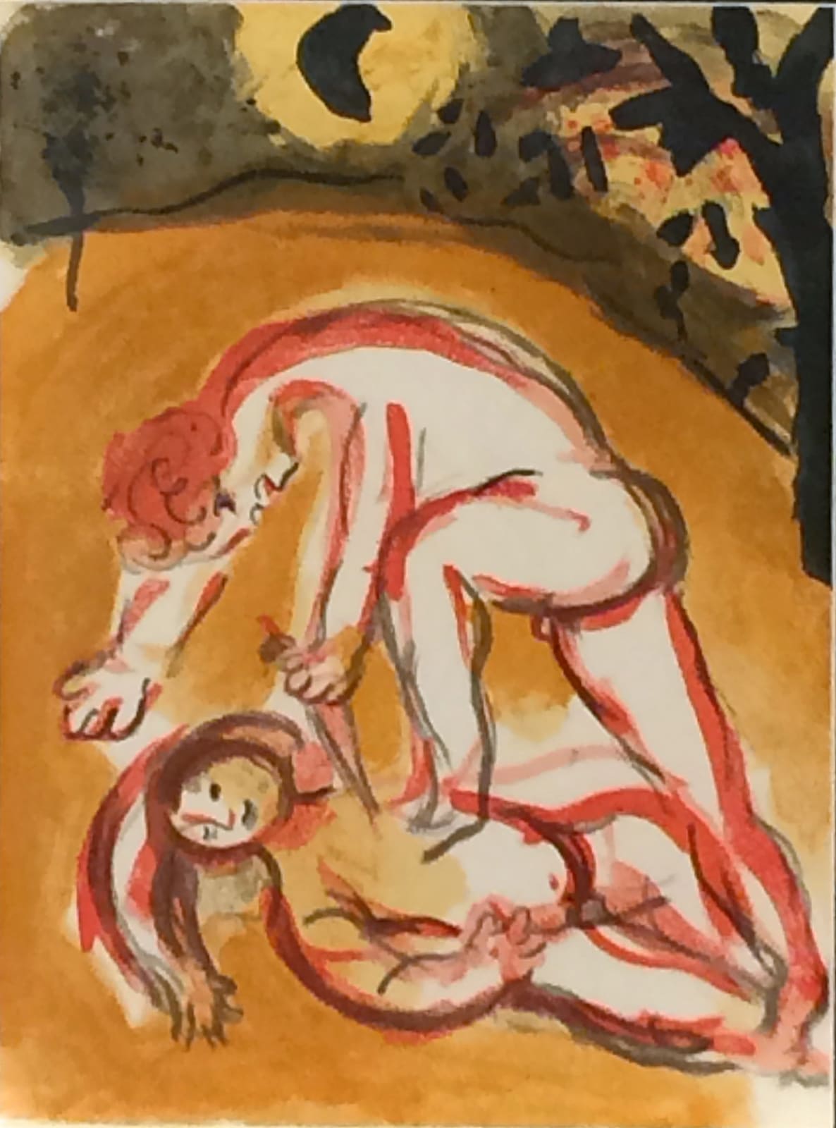 Marc Chagall, Caïn et Abel, 1960