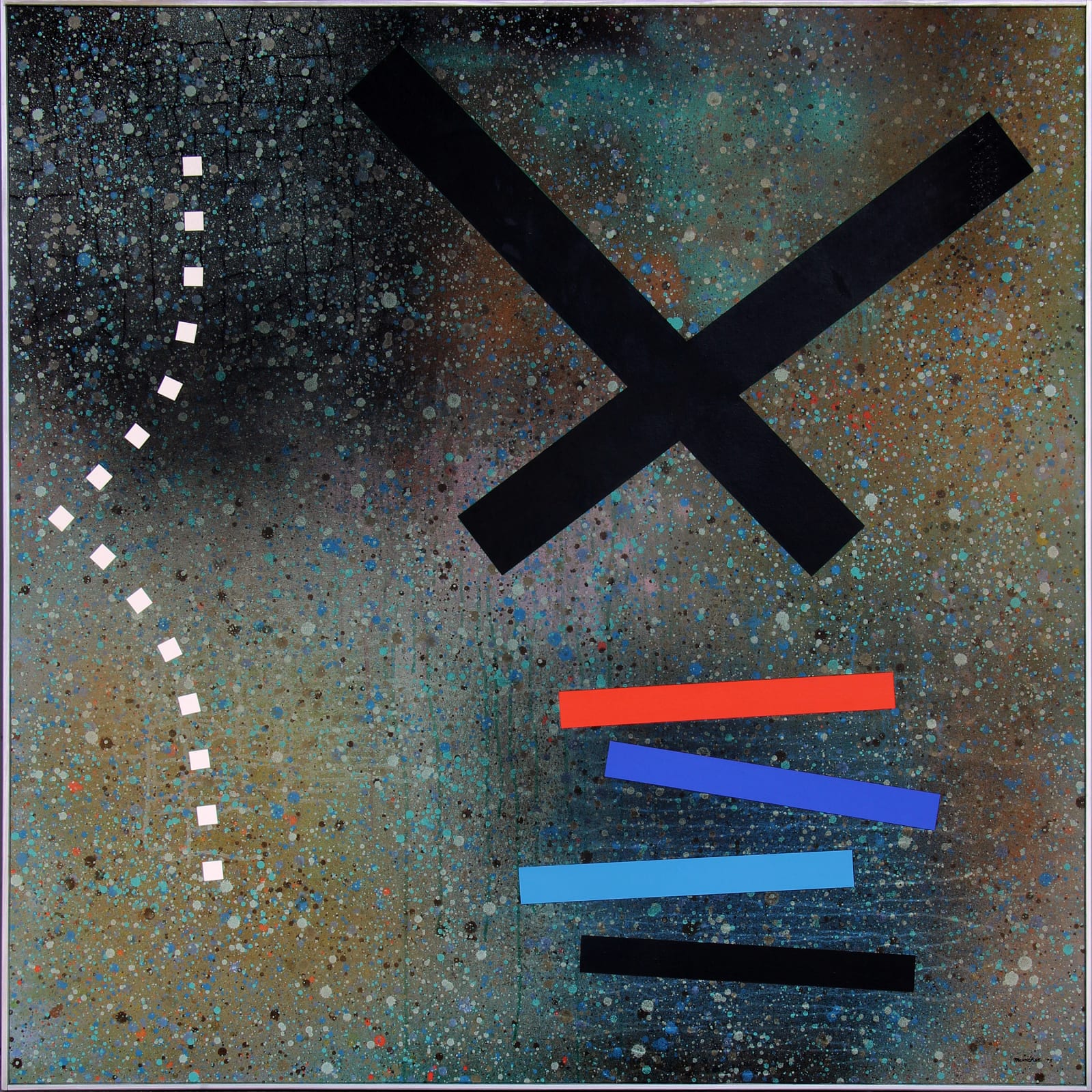 J. Jay McVicker, Untitled (Black X), 1975