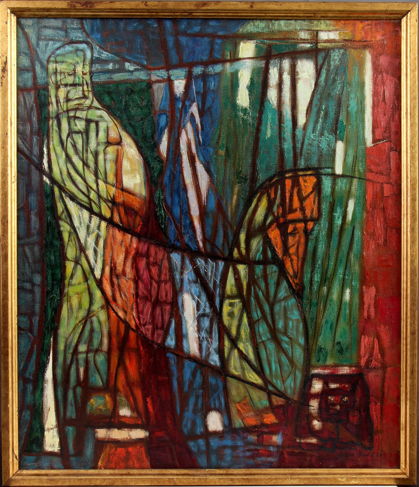 Joseph Meert, Man-Dog-Cat, 1953