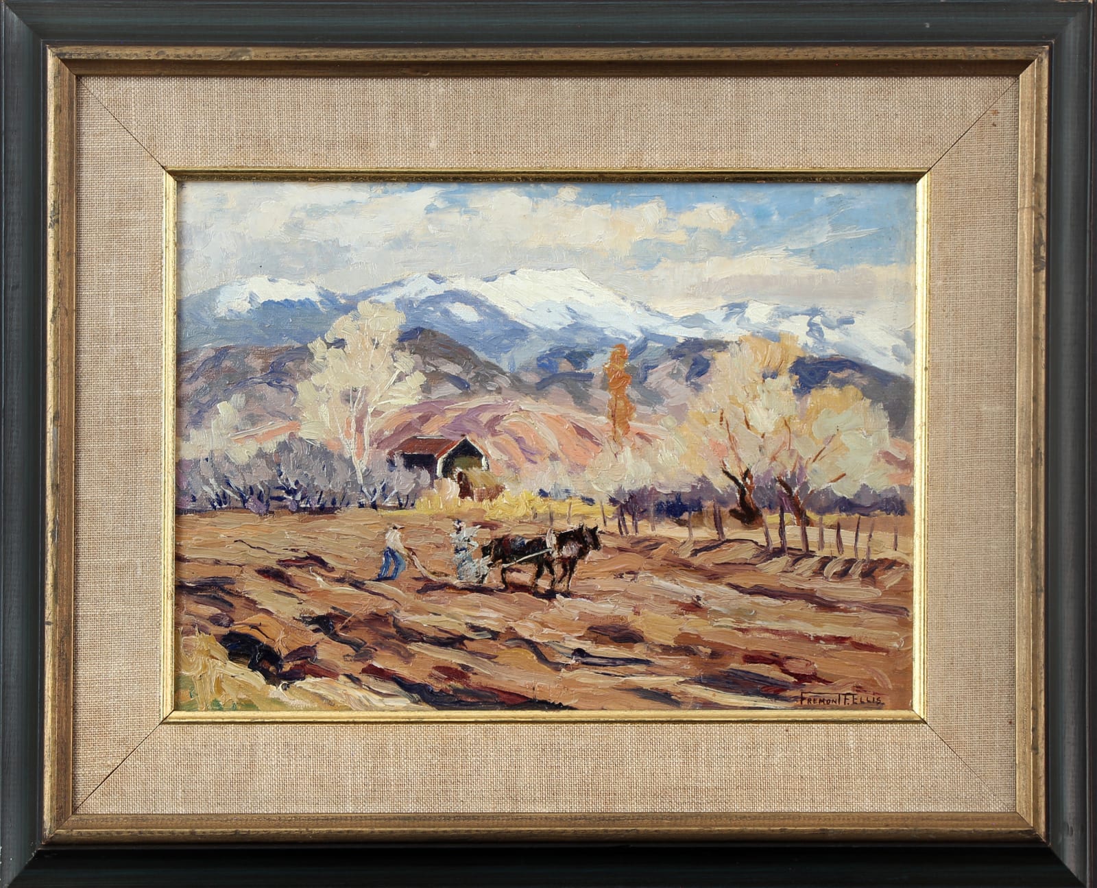 Fremont Ellis, Plowing the Field, n.d.
