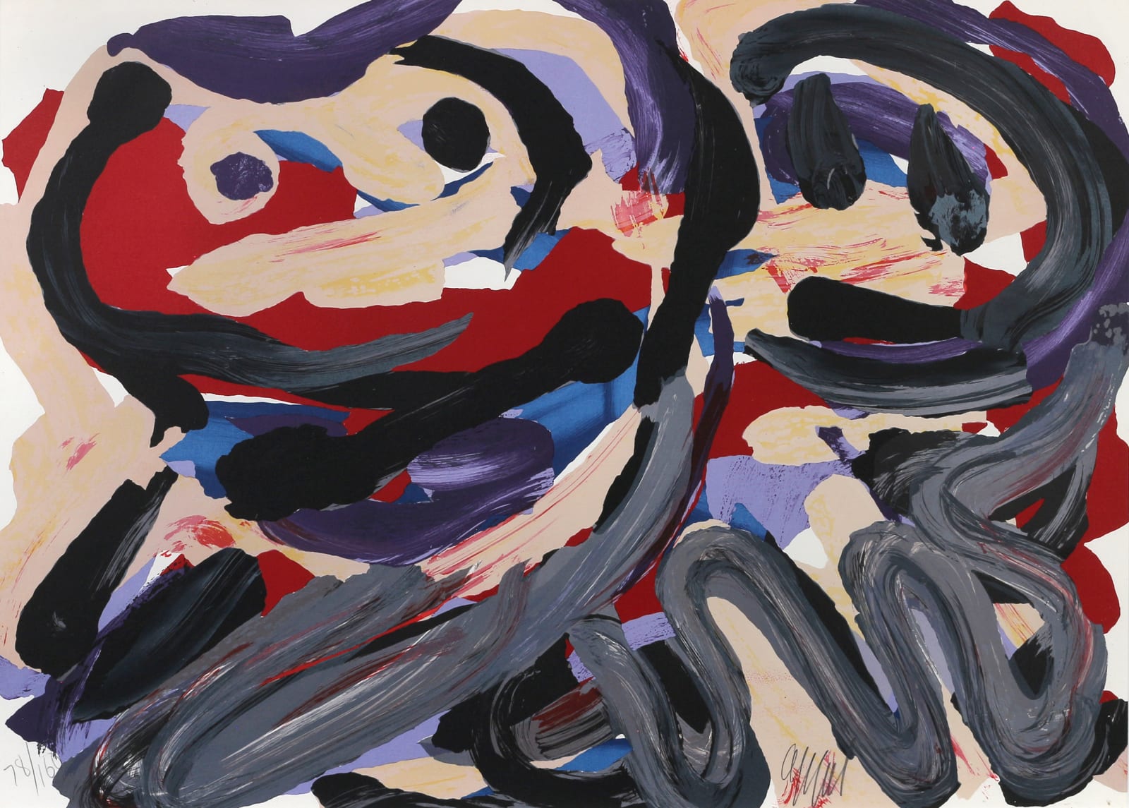 Karel Appel, Untitled (Abstract), n.d.