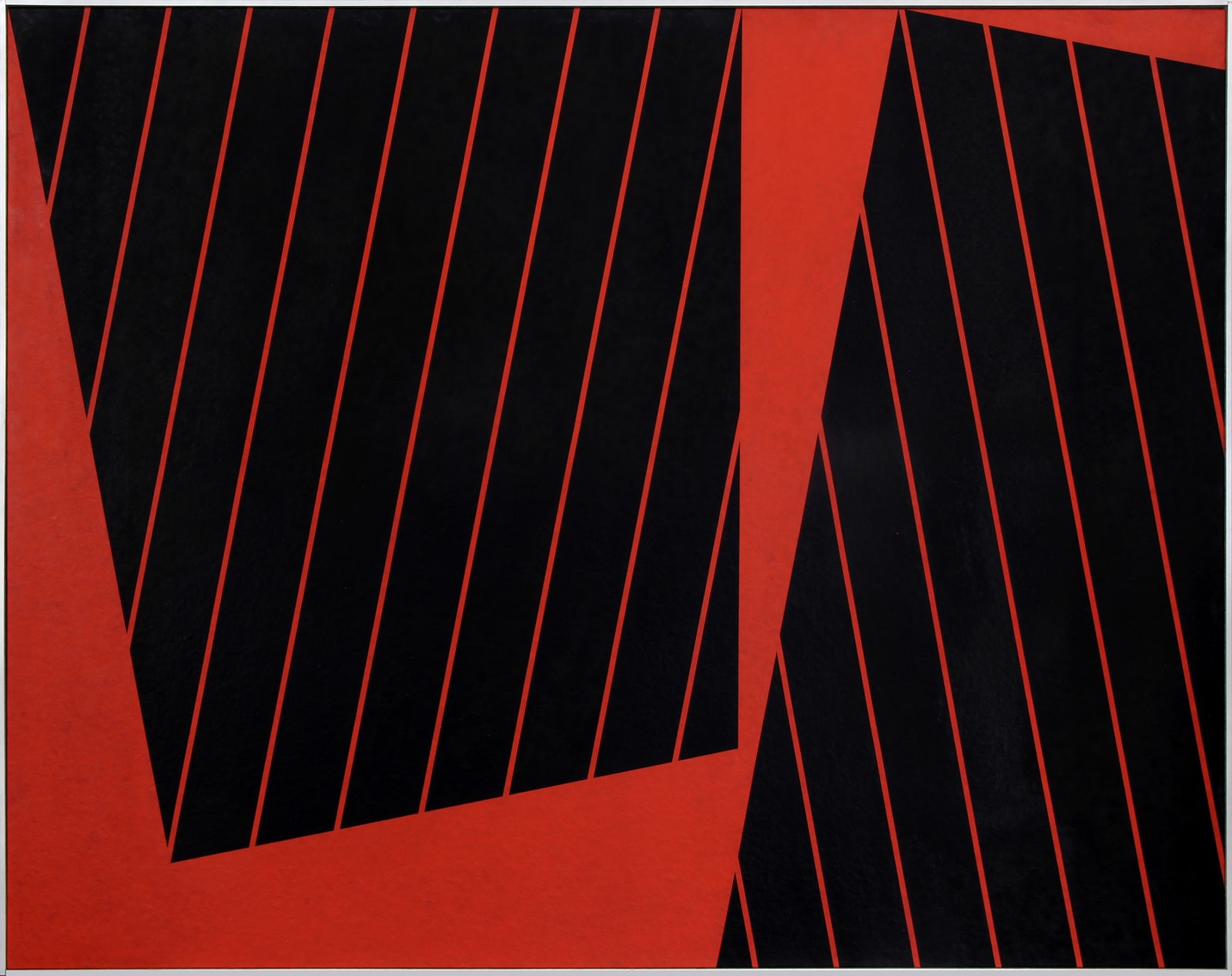J. Jay McVicker, Untitled (Orange/Black), 1973