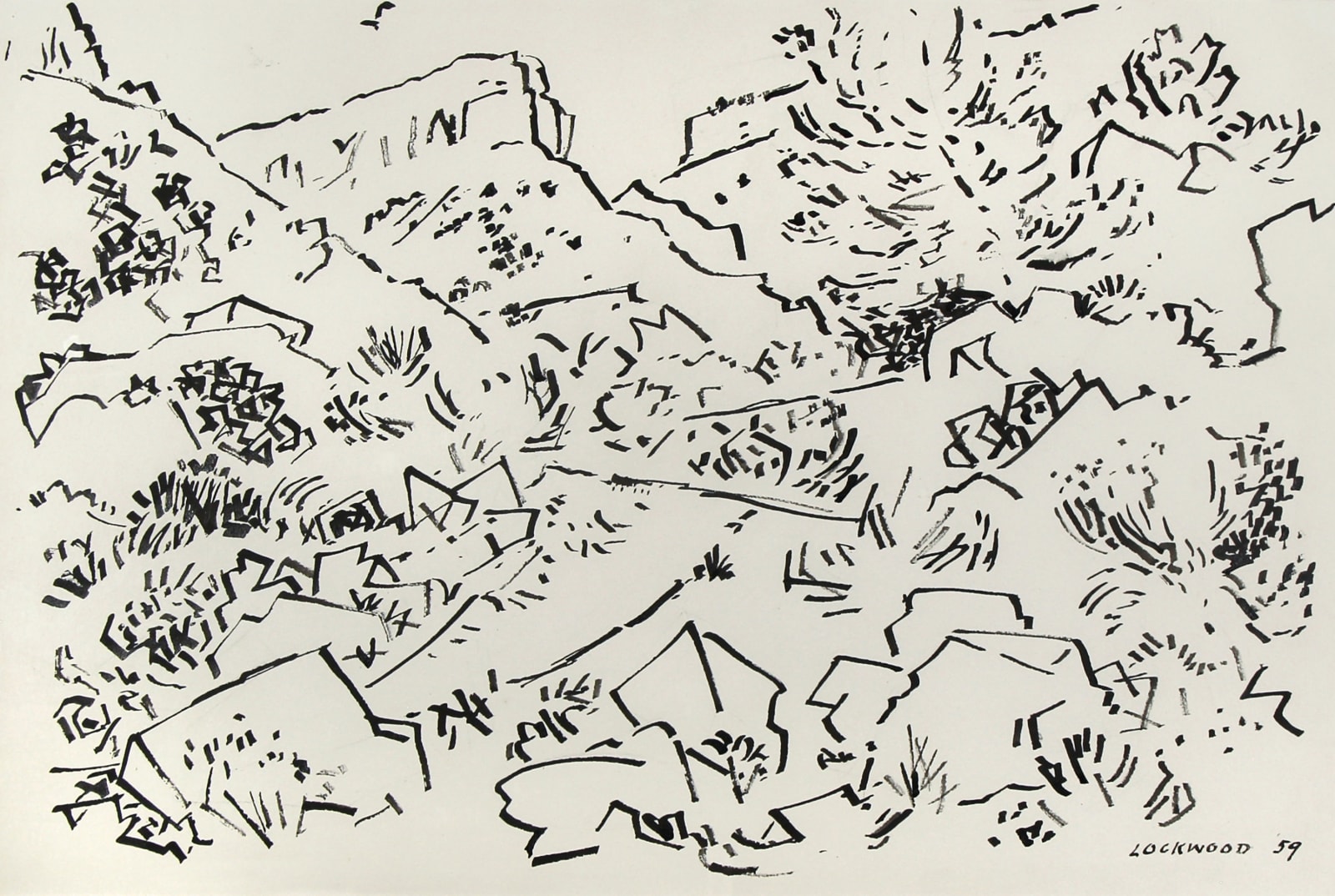 Ward Lockwood, Canyon, 1959