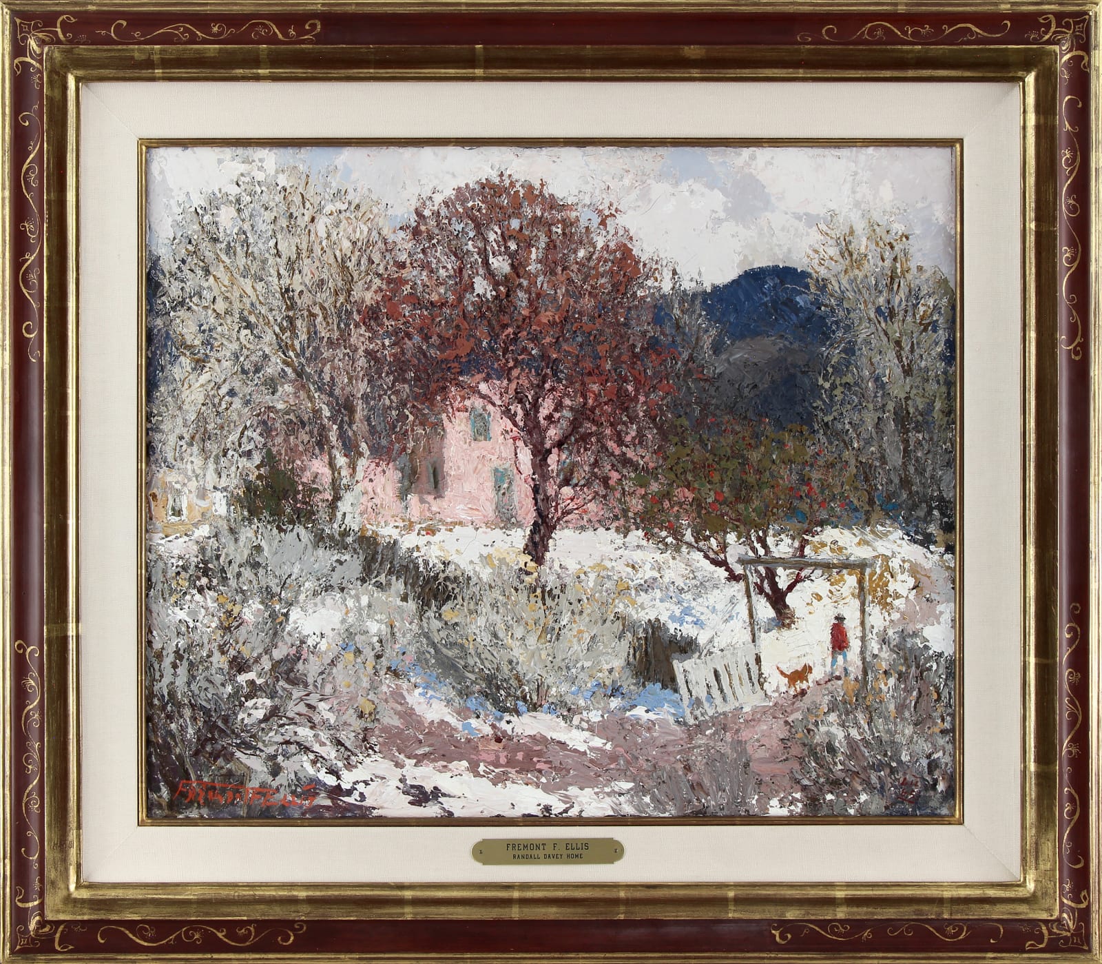 Fremont Ellis, Randall Davey's House-Winter, 1964-65