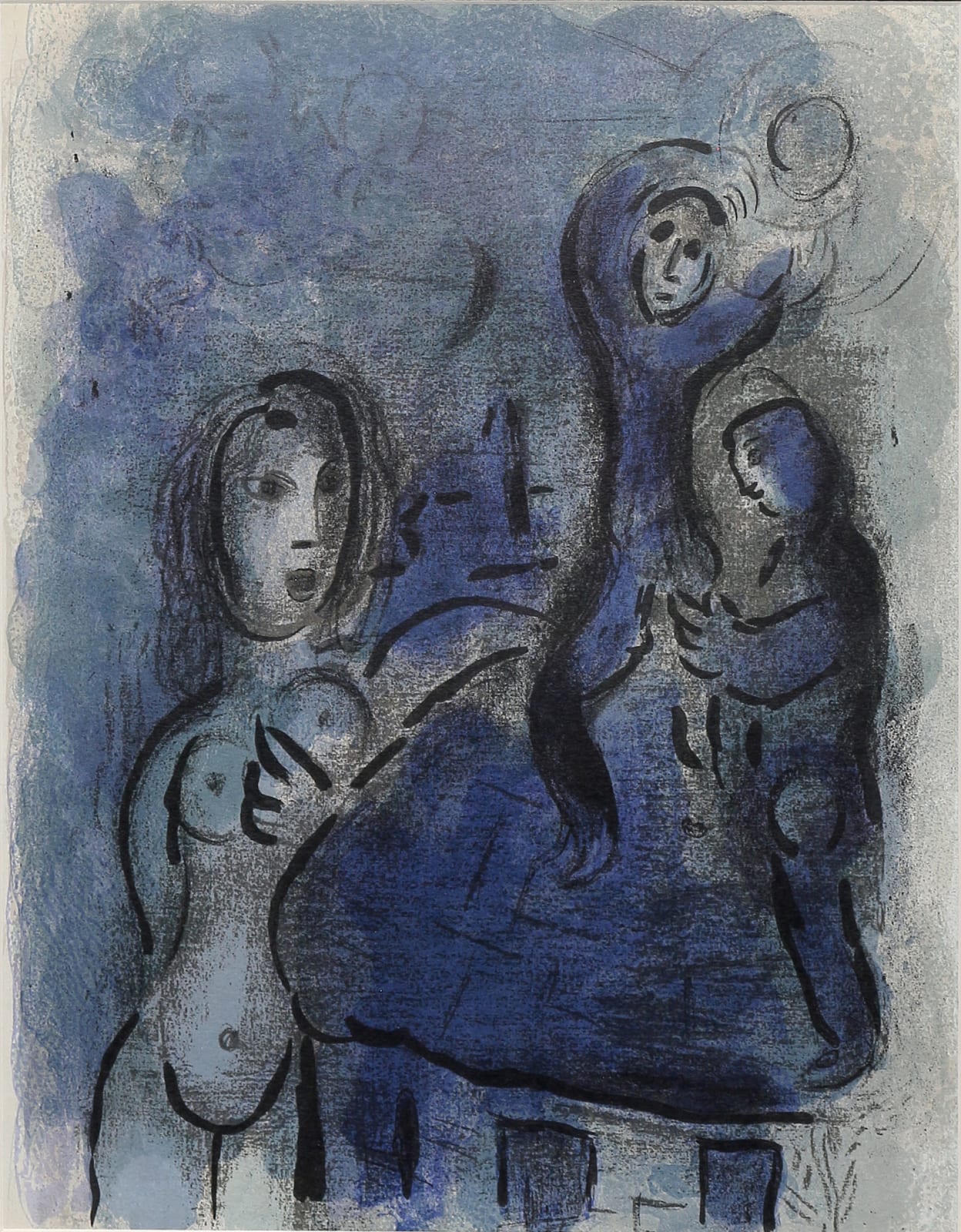 Marc Chagall, Rahab and the Spies of Jericho, 1960