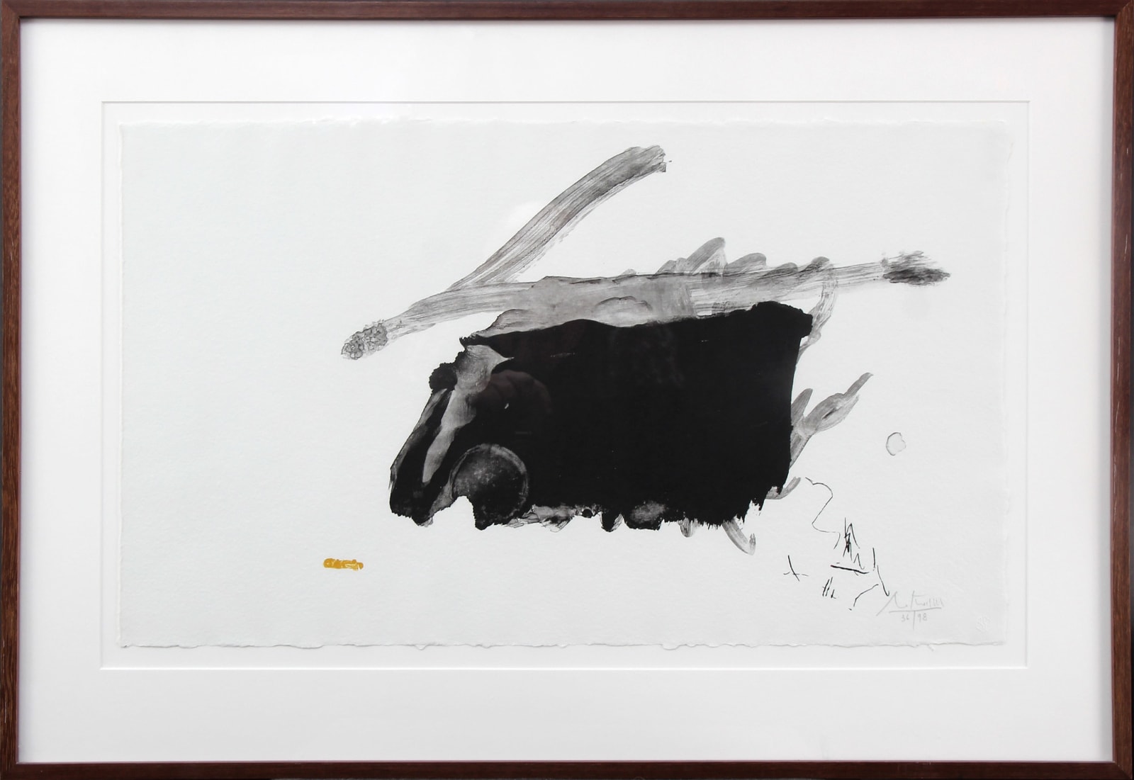 Robert Motherwell, Airless Black, 1984
