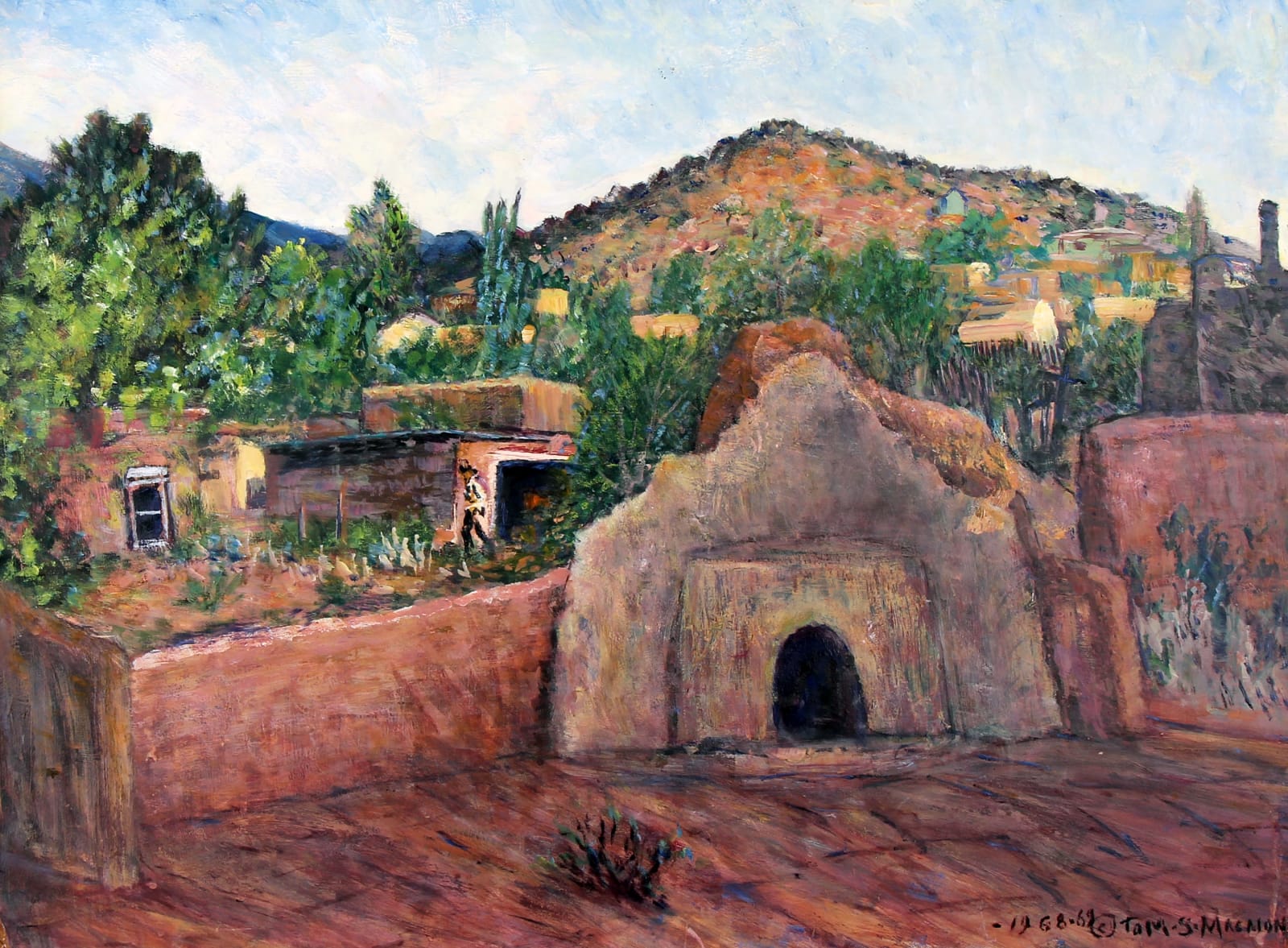 Tommy Macaione, Artist's Patio, 1968-69