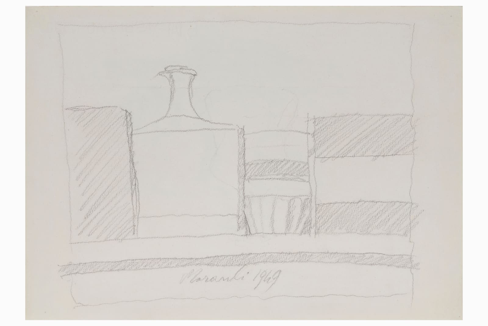 Giorgio Morandi, Natura morta (recto/verso), 1949
