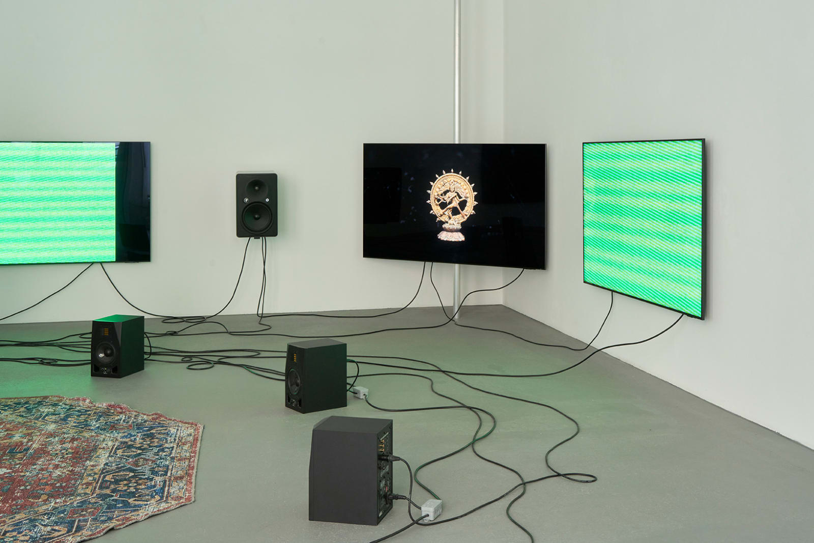 Haroon Mirza & Jack Jelfs, The Wave Epoch (Shamanic DMT Ritual @CERN causes Demonic Portal to open creating novel coronavirus UFO), 2022