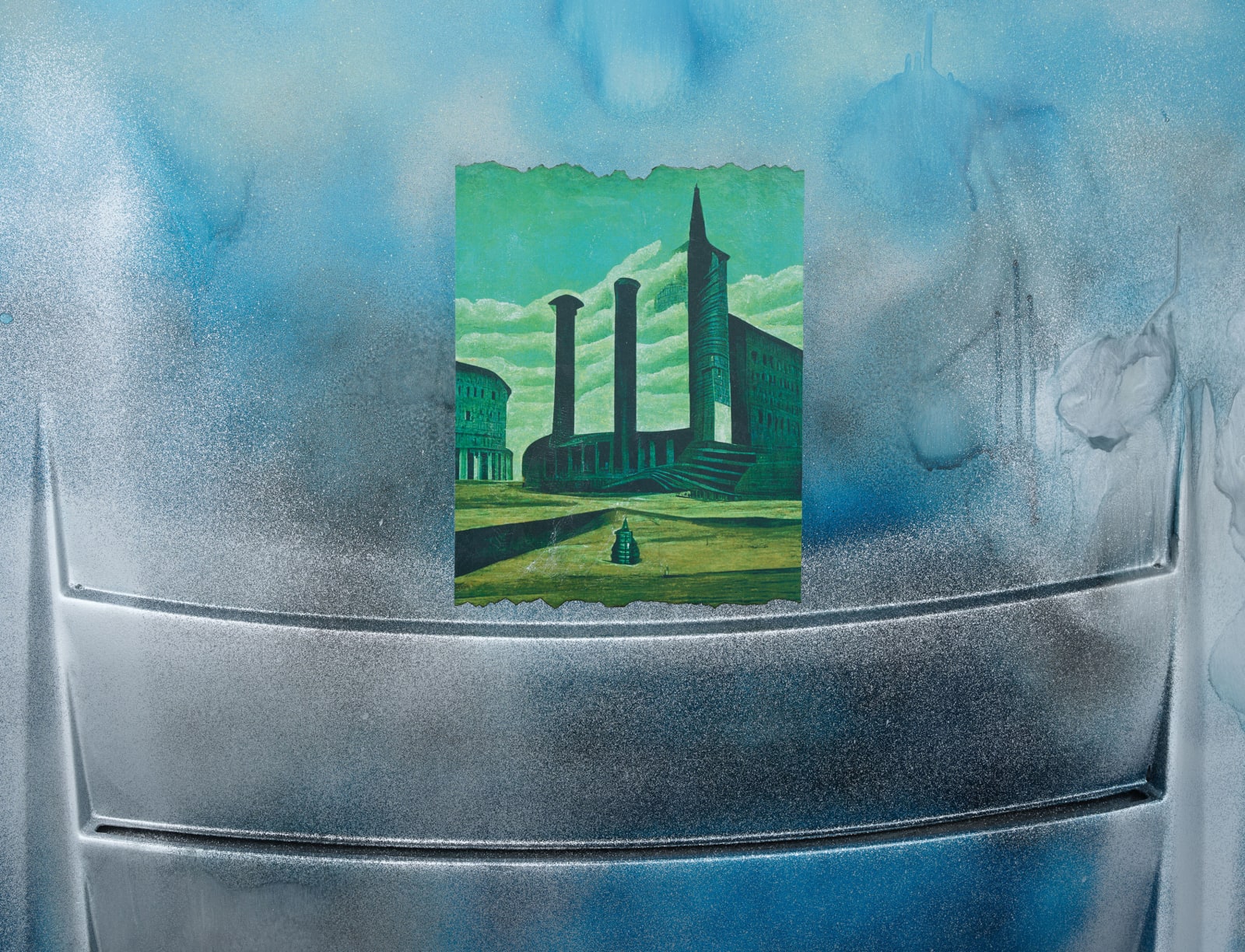 Niko Abramidis &NE, Cryptic Shrine (old economy failed acceleration), 2024