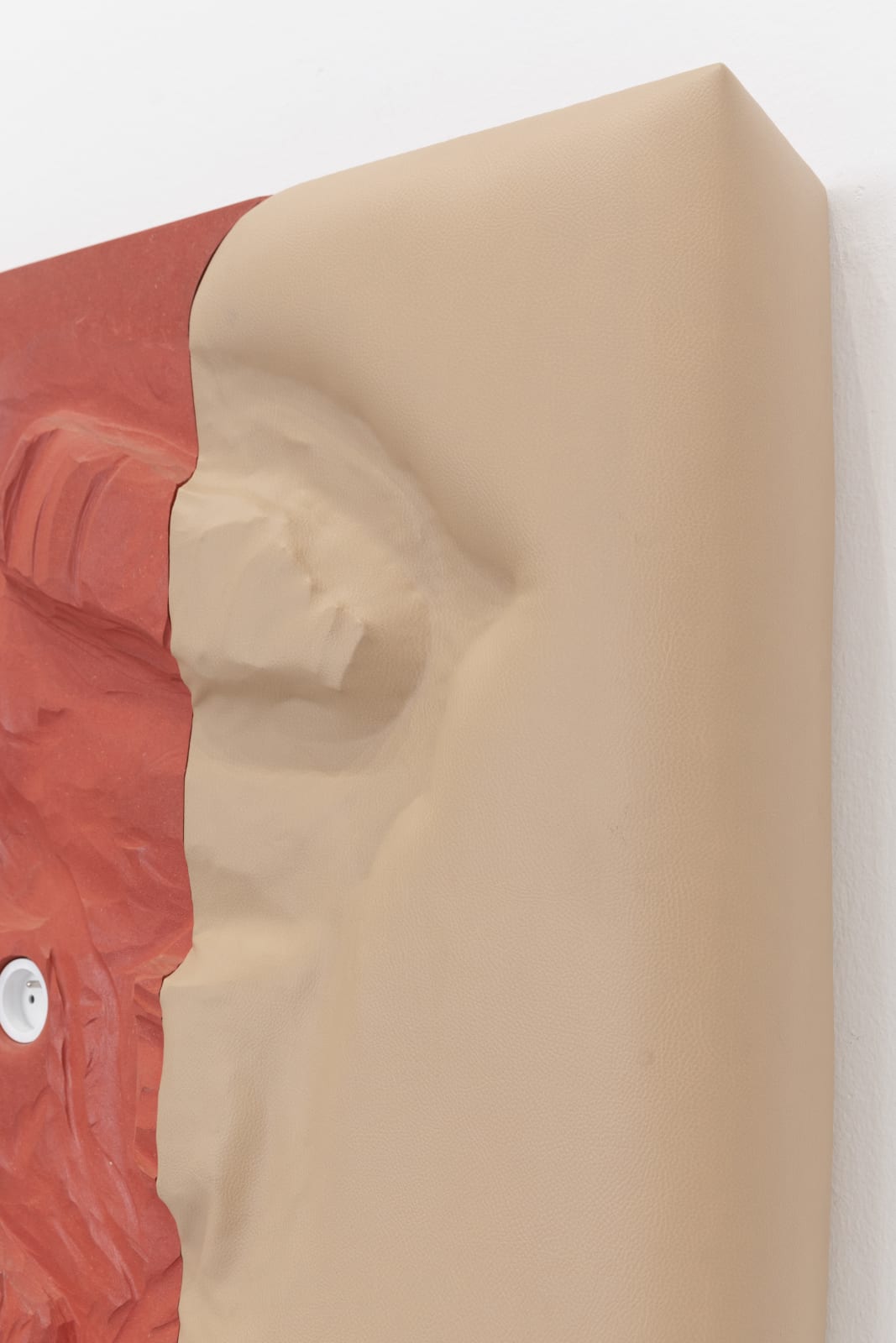 Neïl Beloufa, Bottles and Cans on Red, 2019