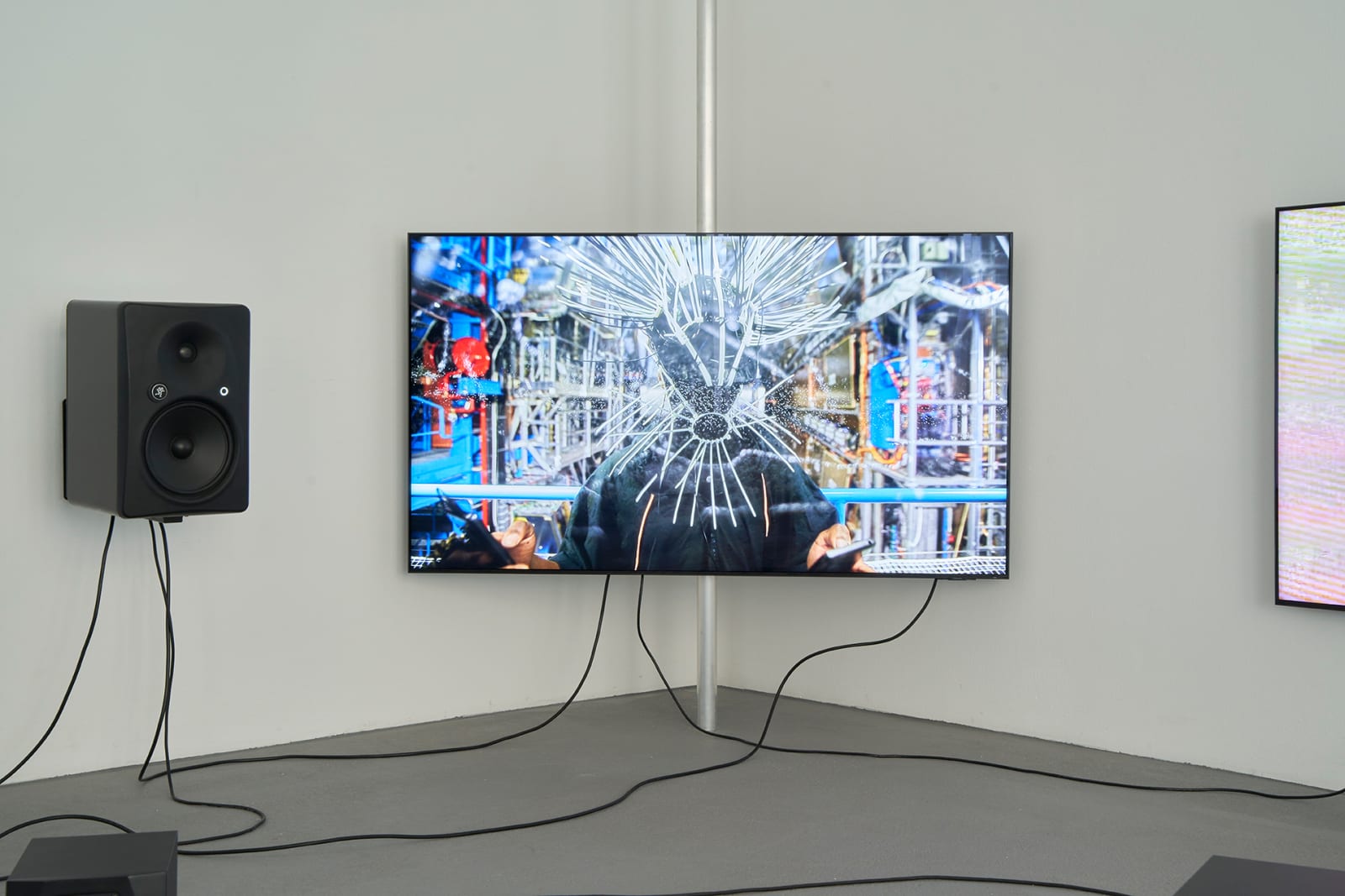 Haroon Mirza & Jack Jelfs, The Wave Epoch (Shamanic DMT Ritual @CERN causes Demonic Portal to open creating novel coronavirus UFO), 2022