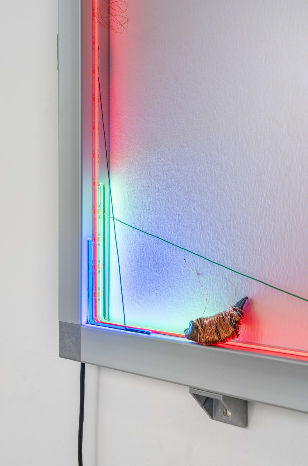 Haroon Mirza, The Chromatic Energy of Bear Market Potential (LED Circuit Composition 35), 2025