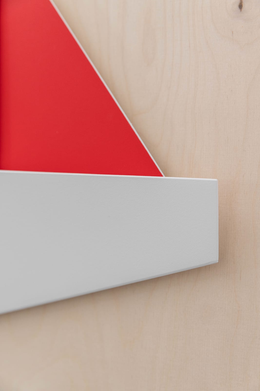 Sébastien de Ganay, White & Red Folded Flat Sequence 01, 2021