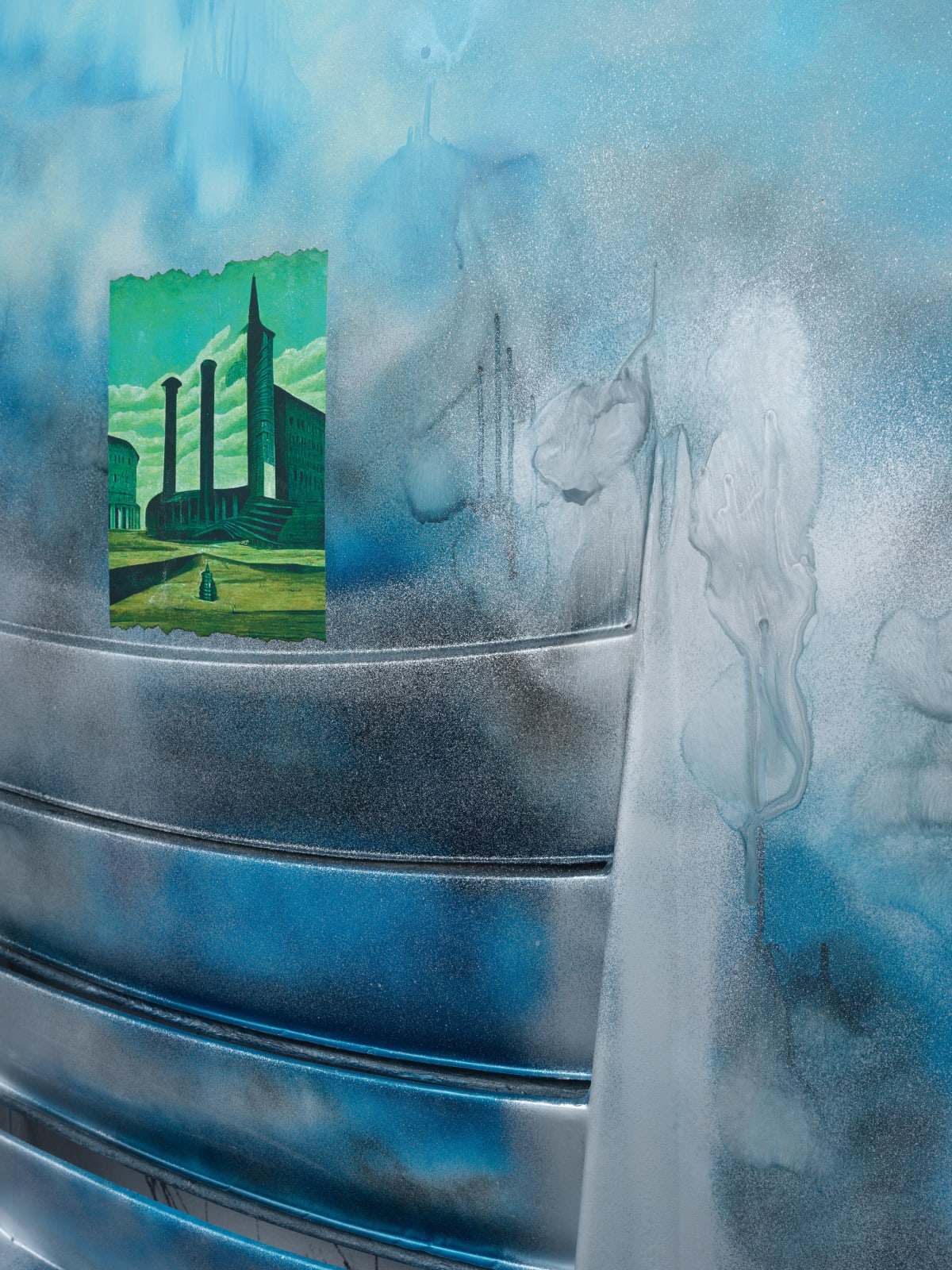 Niko Abramidis &NE, Cryptic Shrine (old economy failed acceleration), 2024