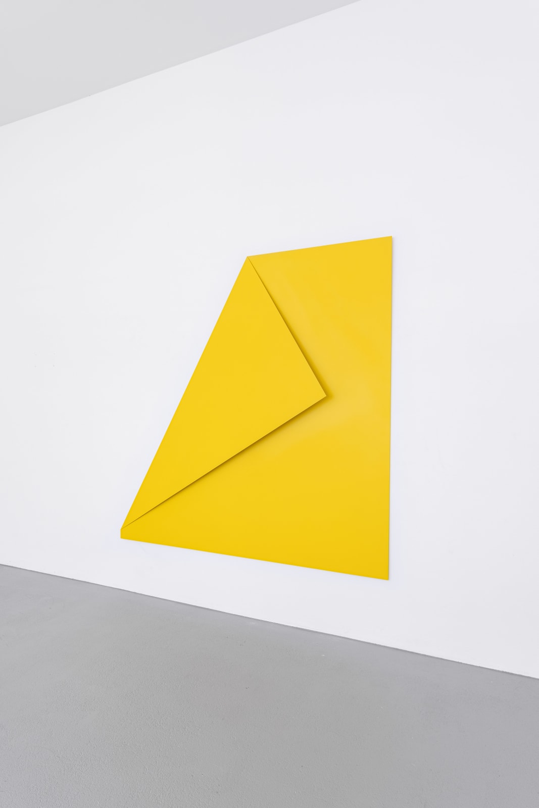 Sébastien de Ganay, XL Folded Flat Yellow 01, 2018