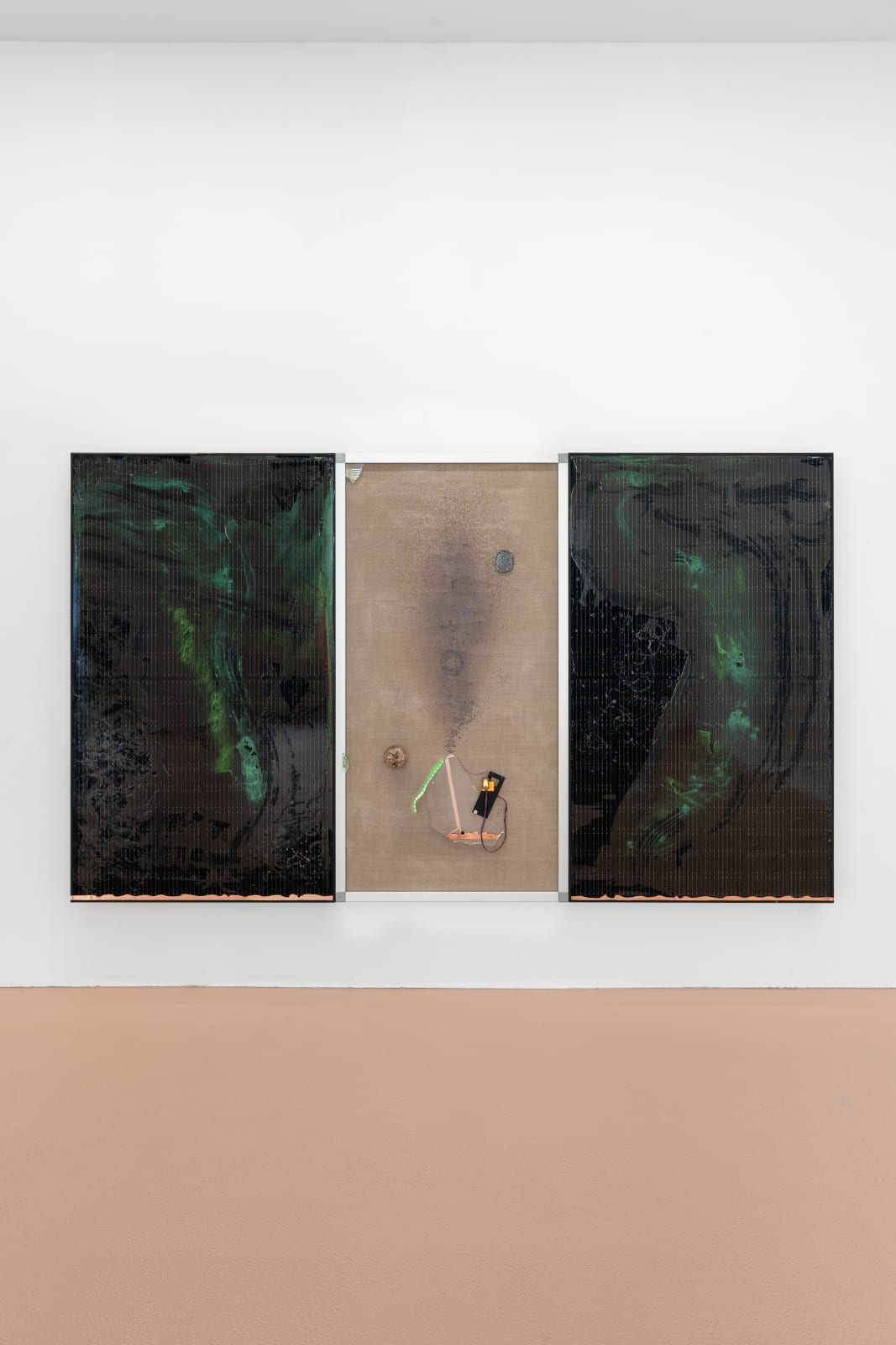 Haroon Mirza, After Lofoten (Solar Powered LED Circuit Composition 47), 2022